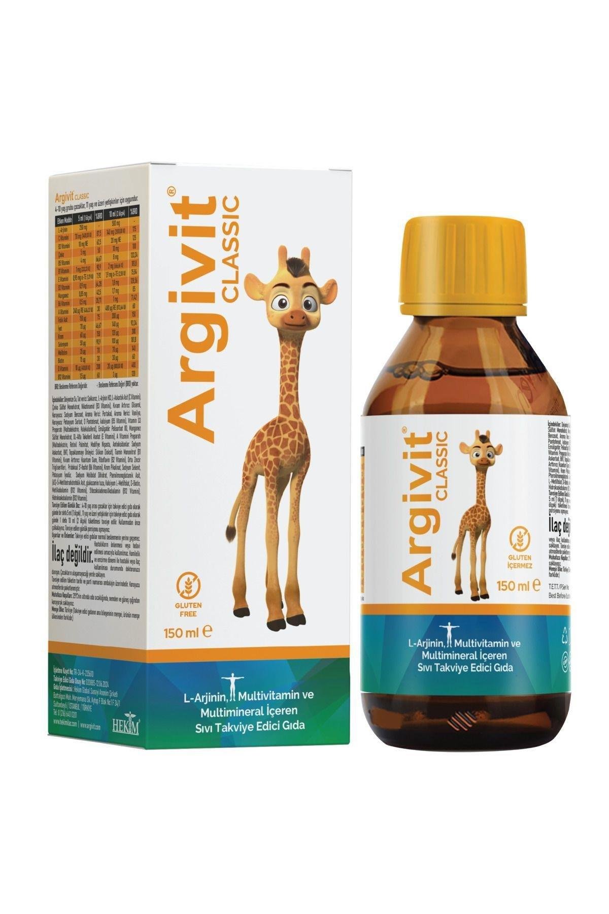 ArgivitArgivit Classic Vitamin Mineral L-Arjinin Şurup 150 mlArgivit Classic Vitamin Mineral L-Arjinin Şurup 150 ml Fiyatı ve Özellikleri | Mutlufiyatlar