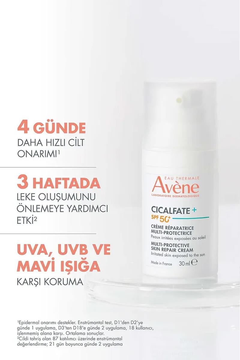 AveneAvène Cicalfate+ Cilt Onarıcı Güneş Koruyucu Bakım Kremi Spf 50+ 30 mlAvène Cicalfate+ SPF50+ Cream 30 ml Fiyatı ve Özellikleri | Mutlufiyatlar