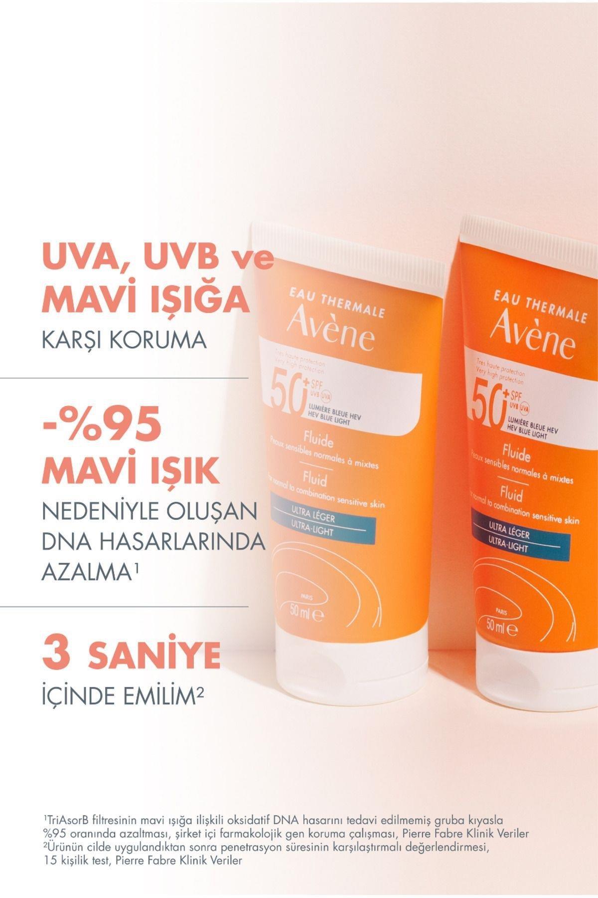 AveneAvene Fluid Ultra Light Güneş Kremi Normal ve Karma Ciltler İçin Spf 50+ 50 mlAvene Fluid 3 Second Absorption Ultra Light SPF50+ 50 ml Fiyatı ve Özellikleri | Mutlufiyatlar