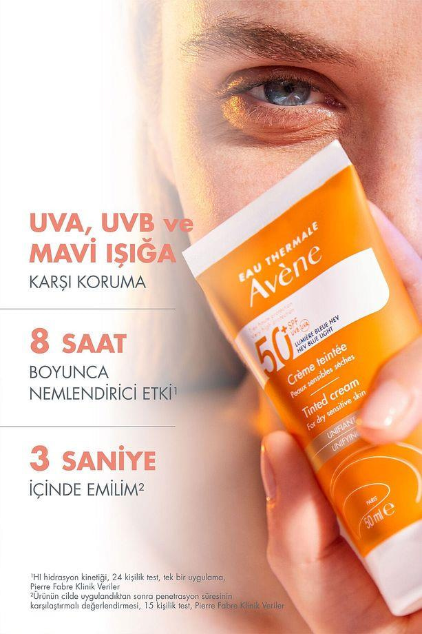 AveneAvene Ultra Broad Spectrum Tinted Renkli Güneş Koruyucu Krem Spf 50+ 50 mlAvene Ultra Broad Spectrum Tinted SPF50+ Cream 50 ml Fiyatı ve Özellikleri | Mutlufiyatlar