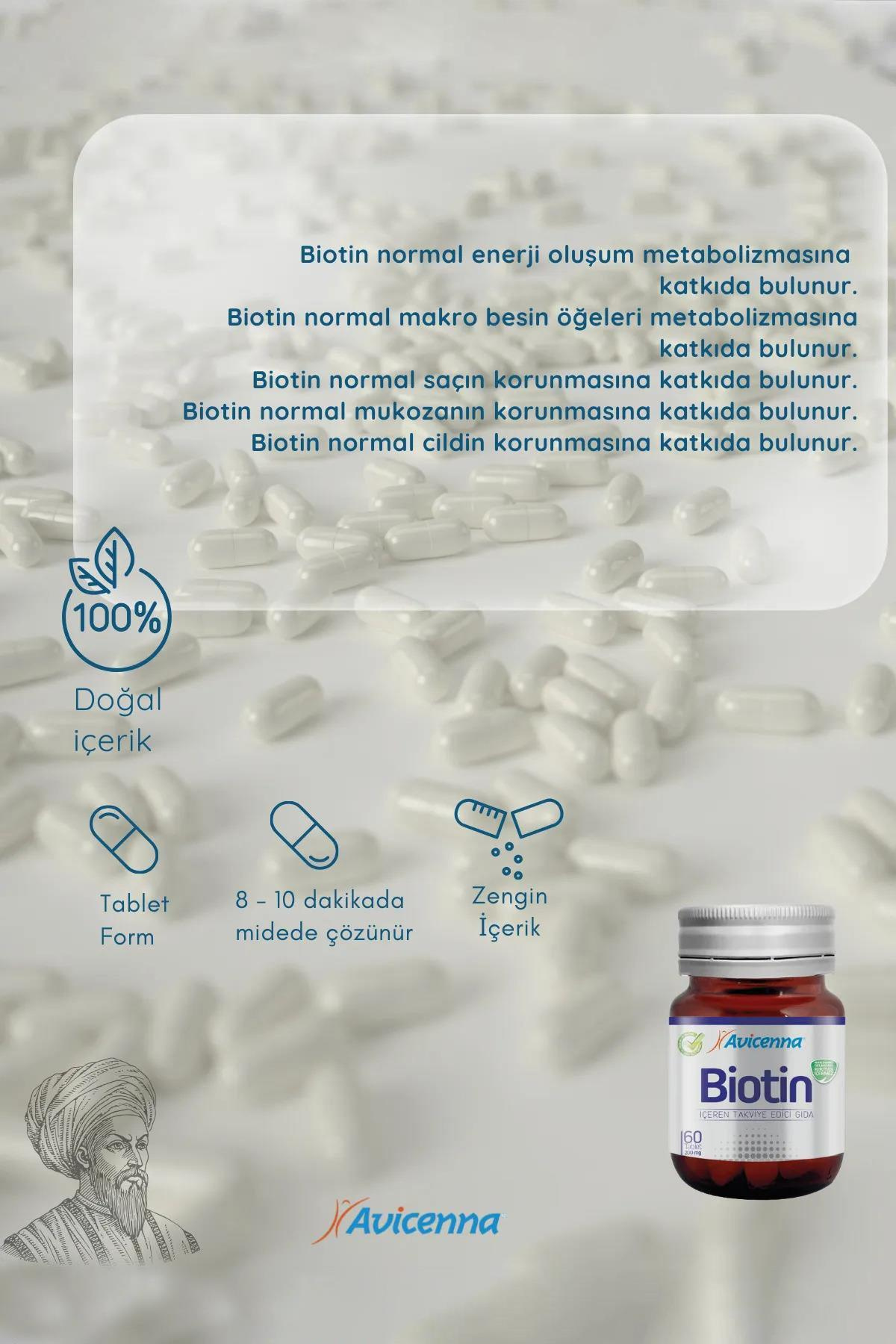 AvicennaAvicenna Biotin 200 mg 60 TabletAvicenna Biotin 200 mg 60 Tablet Fiyatı ve Özellikleri | Mutlufiyatlar