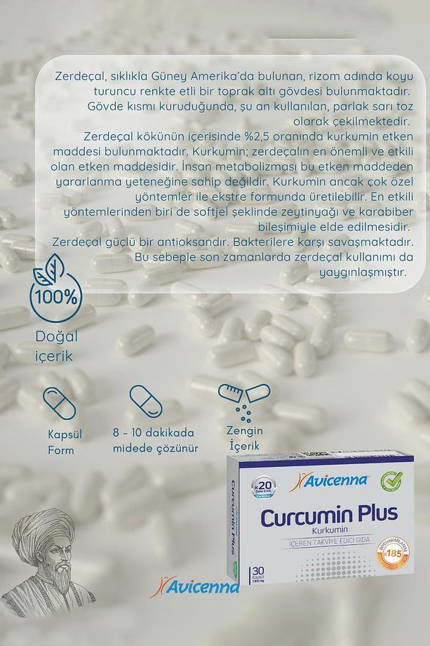 AvicennaAvicenna Curcumin Plus 30 KapsülAvicenna Curcumin Plus 30 Softgel Fiyatı ve Özellikleri | Mutlufiyatlar