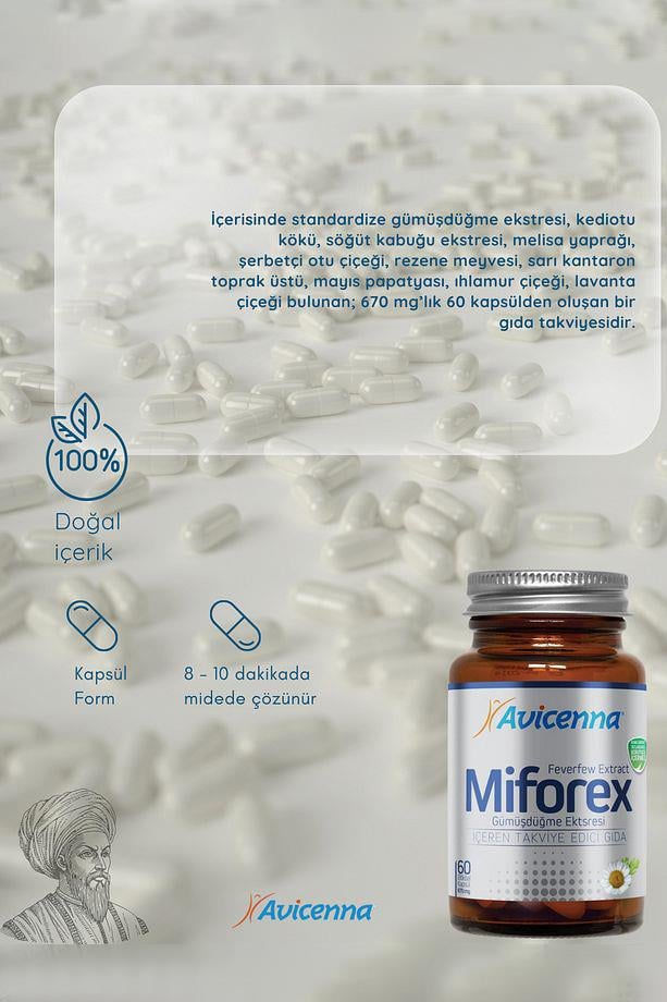 AvicennaAvicenna Miforex 60 KapsülAvicenna Miforex 60 Kapsül Fiyatı ve Özellikleri | Mutlufiyatlar