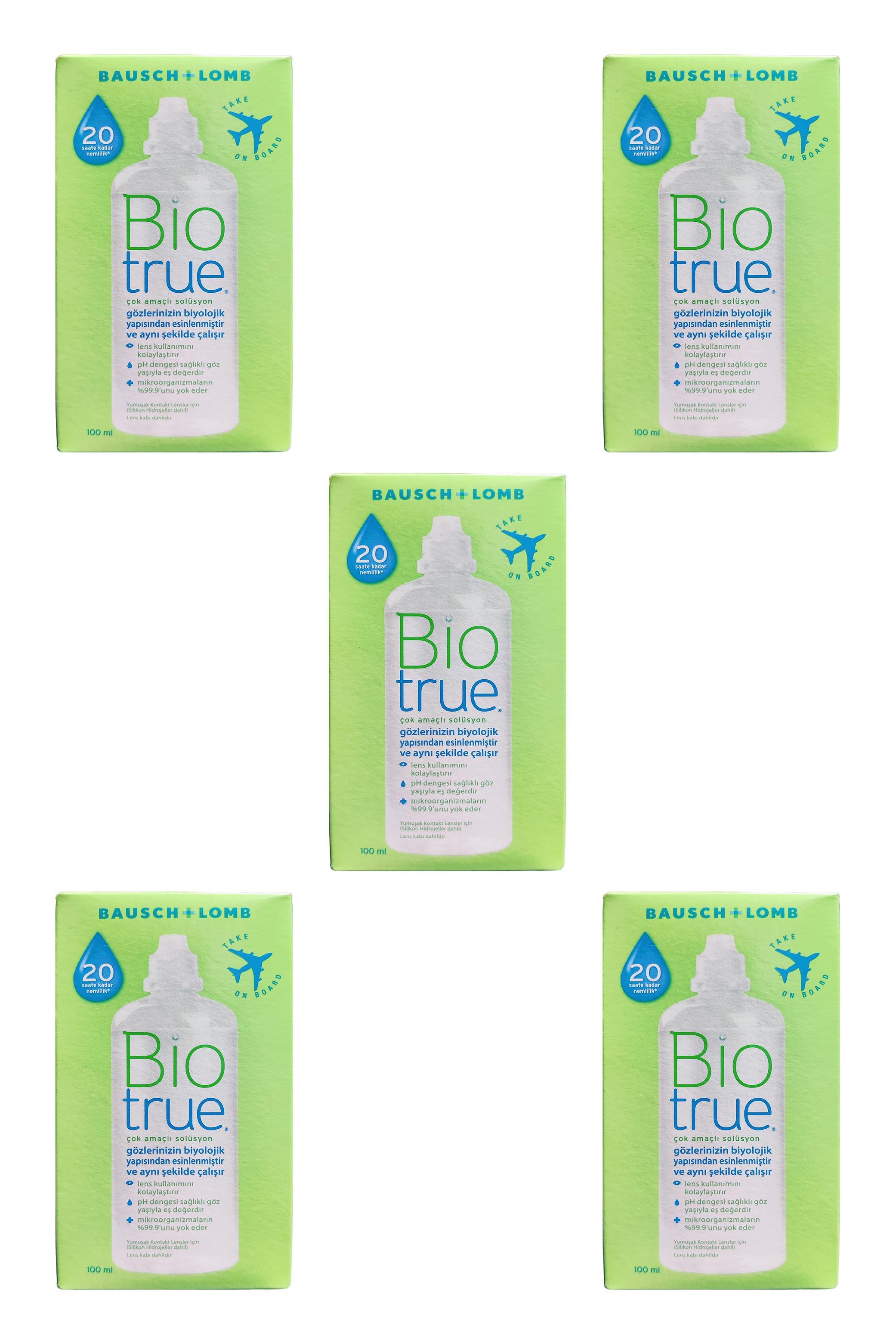 Bausch LombBiotrue Lens Solüsyonu 100 ml 5'liBiotrue Lens Solüsyonu 100 ml Fiyatı ve Özellikleri | Mutlufiyatlar