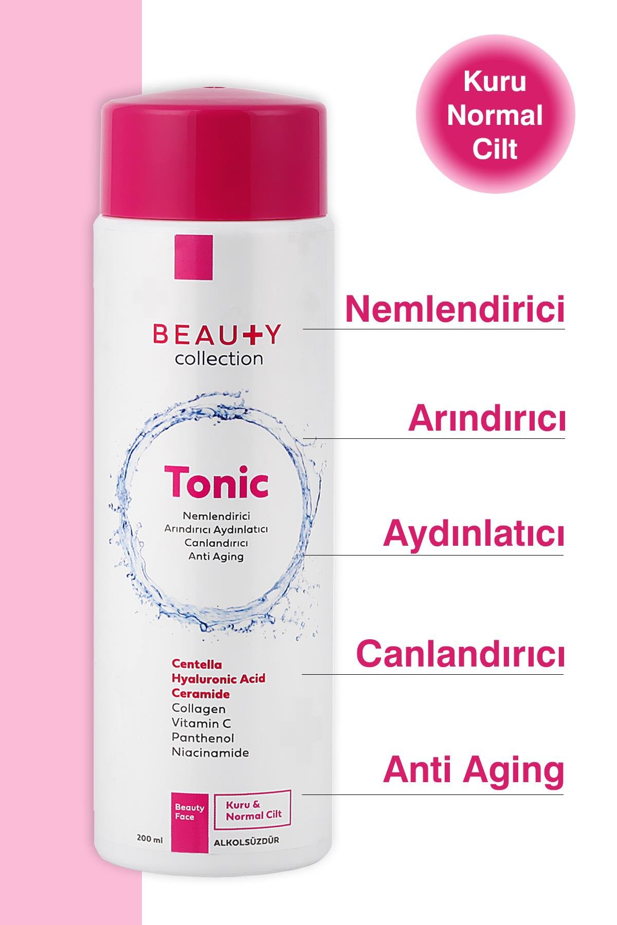 Beauty  CollectionBeauty Collection Kuru Ciltlere Özel Temizleyici Tonik 200 mlBeauty Collection Kuru Ciltlere Özel Temizleyici Tonik 200 ml Fiyatı ve Özellikleri | Mutlufiyatlar