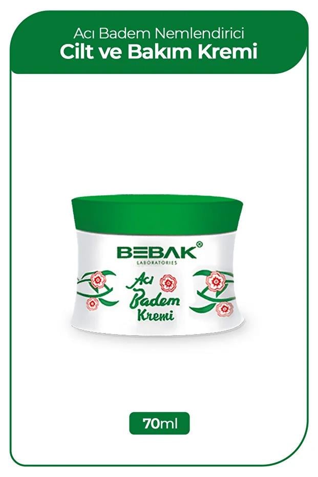 BebakBebak Acı Badem Cilt ve Bakım Kremi 70 ml Bebak Acı Badem Kremi 70 ml - Vazo Fiyatı ve Özellikleri | Mutlufiyatlar