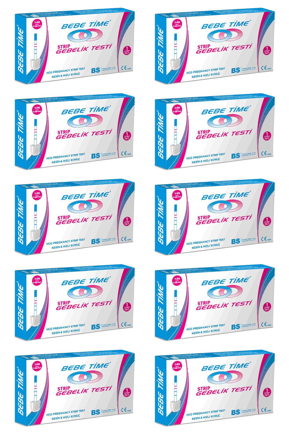 Bebe TimeBebetime Strip Gebelik Testi 10'luBebetime Strip Gebelik Testi Fiyatı ve Özellikleri | Mutlufiyatlar