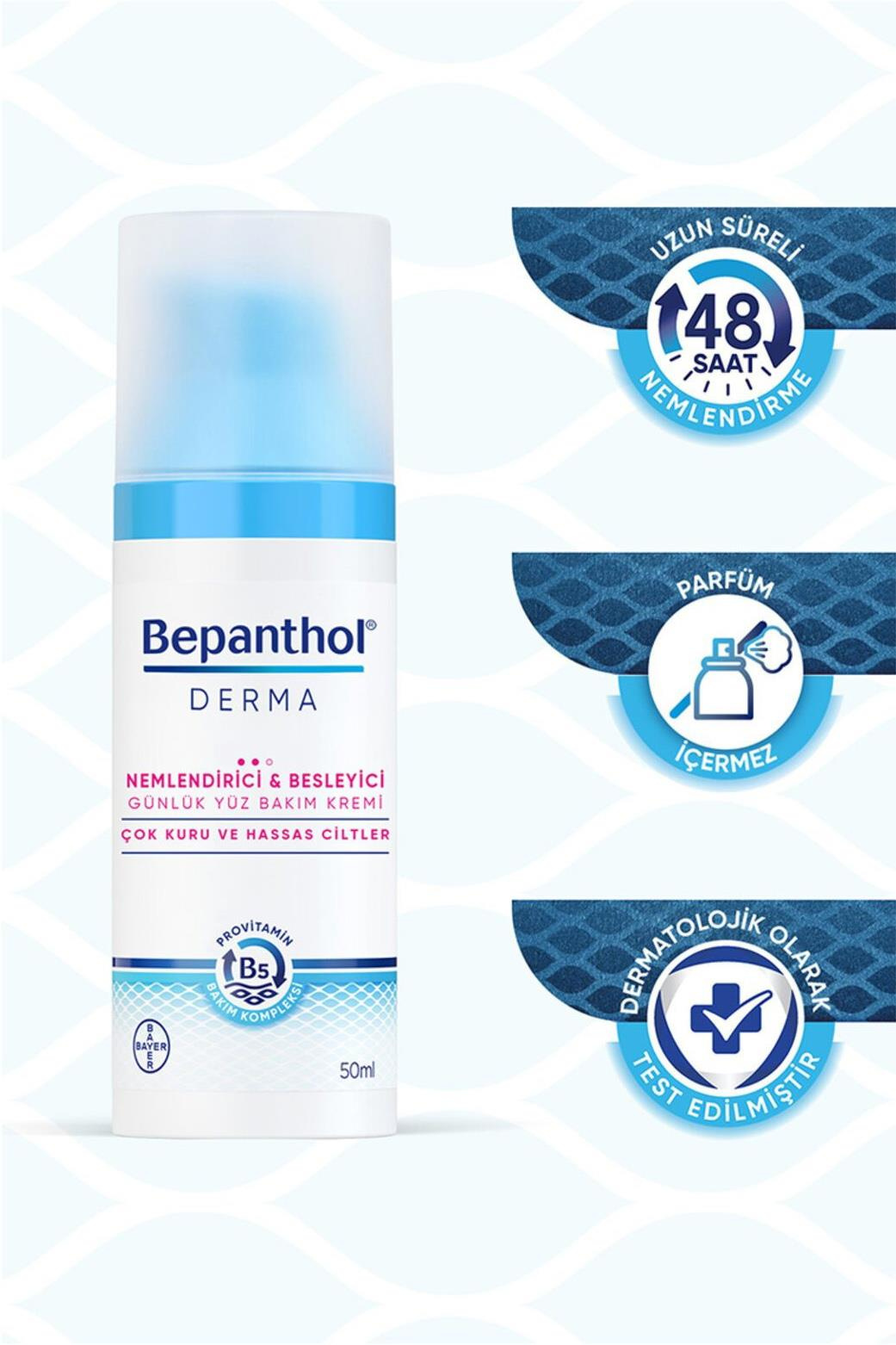 BepantholBepanthol Derma Nemlendirici Besleyici Günlük Yüz Bakım Kremi 50 mlBepanthol Derma Nemlendirici Besleyici Günlük Yüz Bakım Kremi 50 ml Fiyatı ve Özellikleri | Mutlufiyatlar