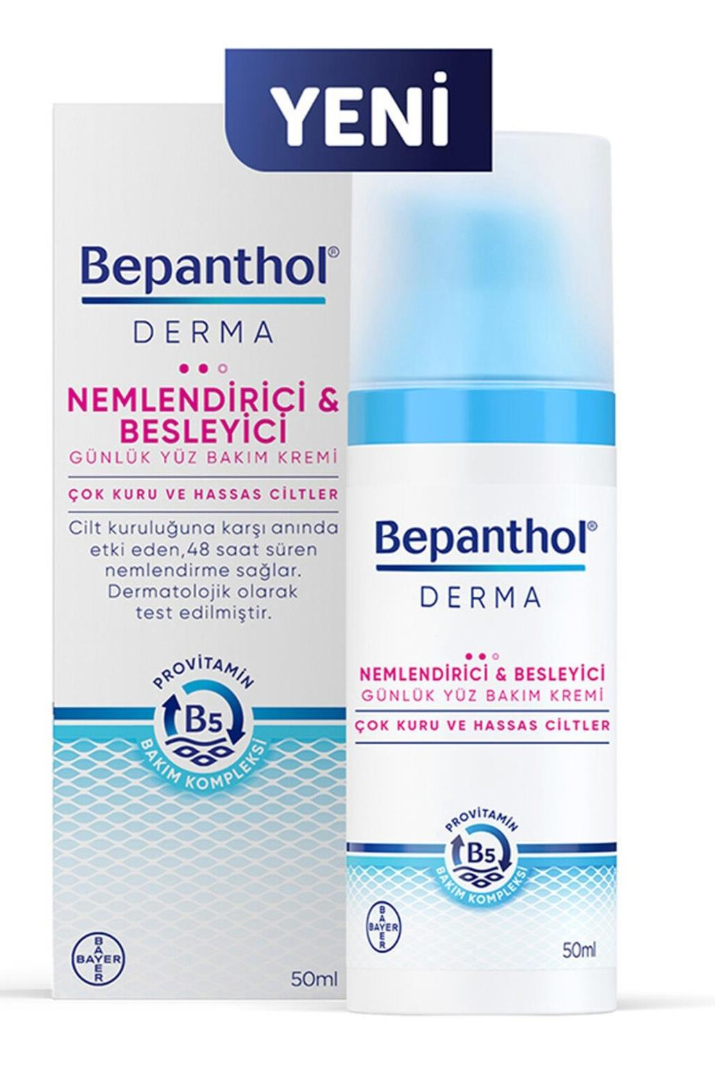 BepantholBepanthol Derma Nemlendirici Besleyici Günlük Yüz Bakım Kremi 50 mlBepanthol Derma Nemlendirici Besleyici Günlük Yüz Bakım Kremi 50 ml Fiyatı ve Özellikleri | Mutlufiyatlar