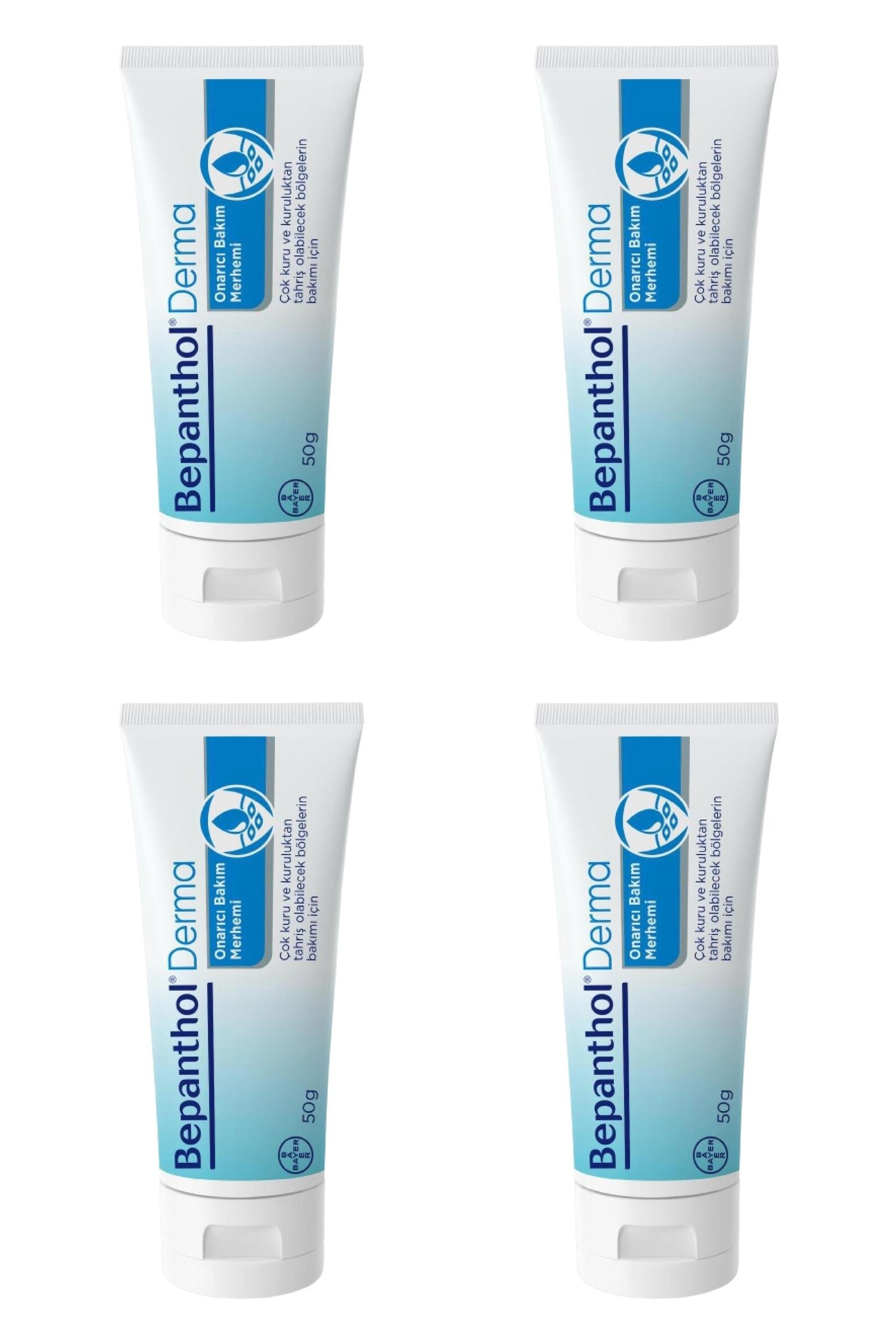 BepantholBepanthol Derma Onarıcı Bakım Merhemi 50 gr 4'lüBepanthol Derma Onarıcı Bakım Merhemi 50 gr Fiyatı ve Özellikleri | Mutlufiyatlar