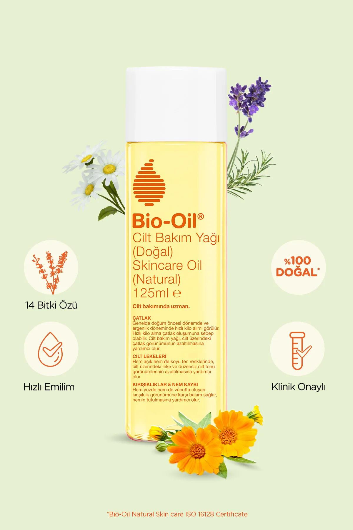 Bio-OilBio-Oil %100 Natural Çatlak Karşıtı & Leke Karşıtı Nemlendirici Doğal Cilt Bakım Yağı 125 mlBio-Oil %100 Natural Cilt Bakım Yağı 125ml | Çatlak ve Leke Karşıtı