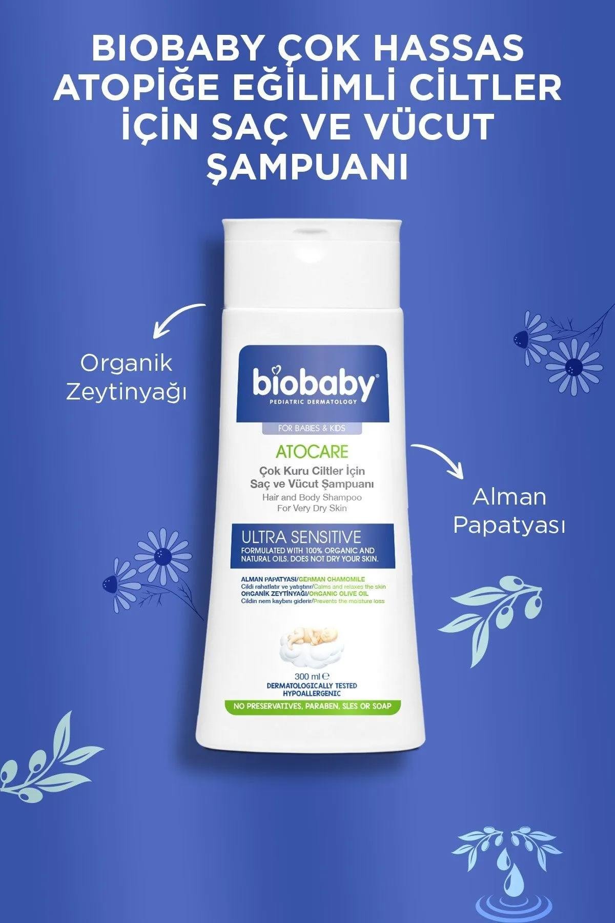 BiobabyBiobaby Kuru Ve Atopik Ciltler Için Şampuan 300 Ml + Krem 100 ml Çok Kuru Ciltler Avantajlı PaketBiobaby Kuru Ve Atopik Ciltler Için Şampuan 300 Ml + Krem 100 ml Çok Kuru Ciltler Avantajlı Paket | Hızlı Kargo & Güvenli Alışveriş