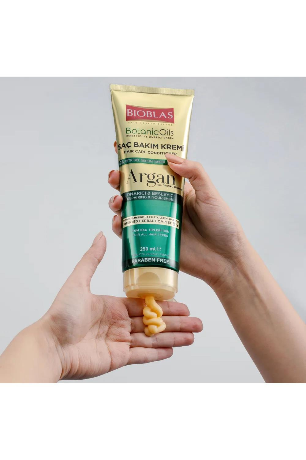 BioblasBioblas Botanic Oils Argan Yağlı Onarıcı Saç Bakım Kremi 250 Ml Bioblas Argan Yağlı Saç Kremi 250 ml | Yoğun Onarıcı Bakım