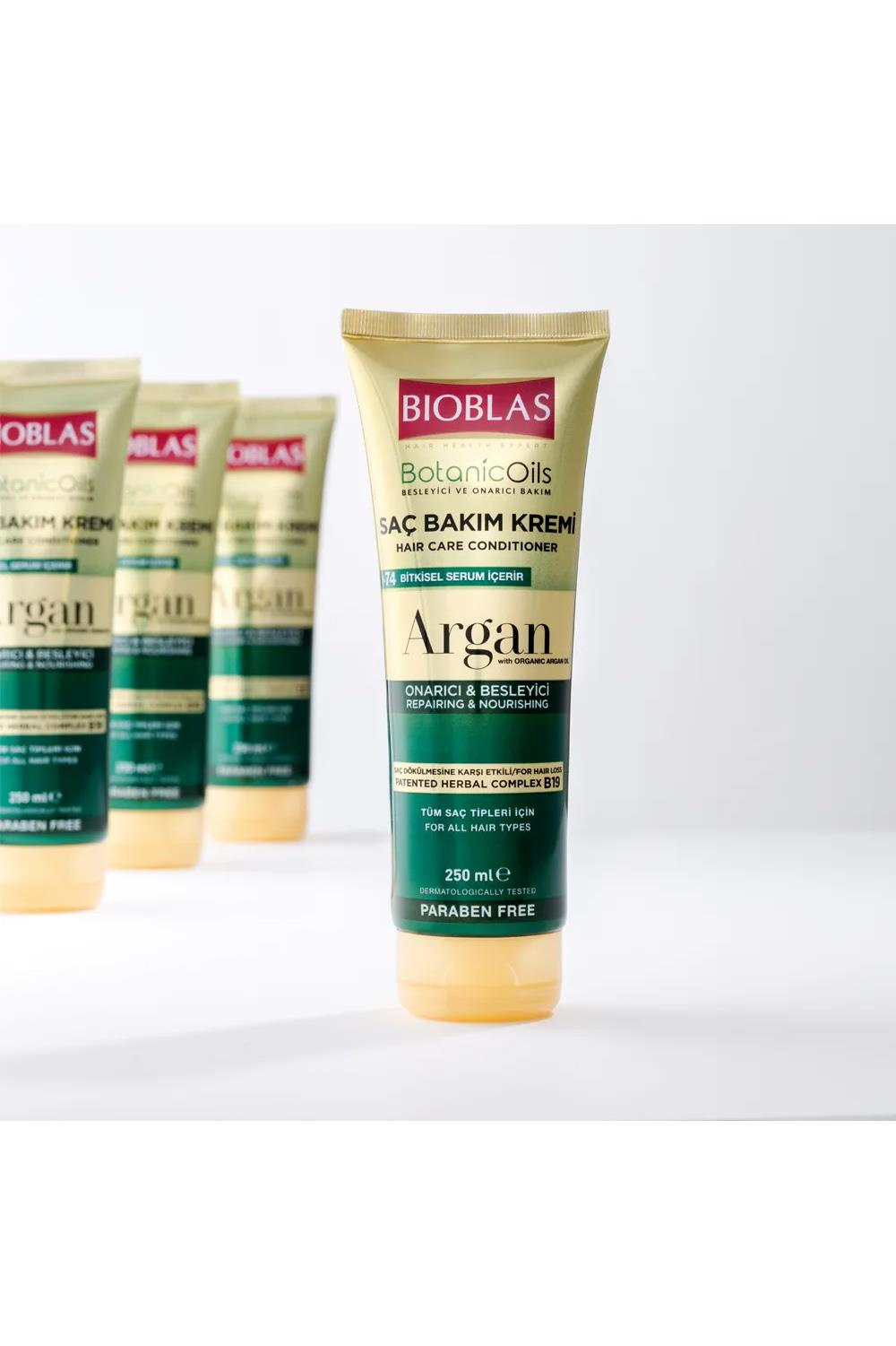 BioblasBioblas Botanic Oils Argan Yağlı Onarıcı Saç Bakım Kremi 250 Ml Bioblas Argan Yağlı Saç Kremi 250 ml | Yoğun Onarıcı Bakım