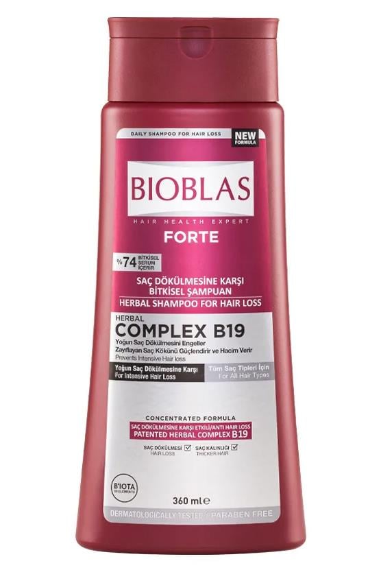 BioblasBioblas Forte Şampuan 360 ml - Yoğun Dökülme ŞampuanıBioblas Forte Şampuan 360 ml | Yoğun Saç Dökülmesine Karşı