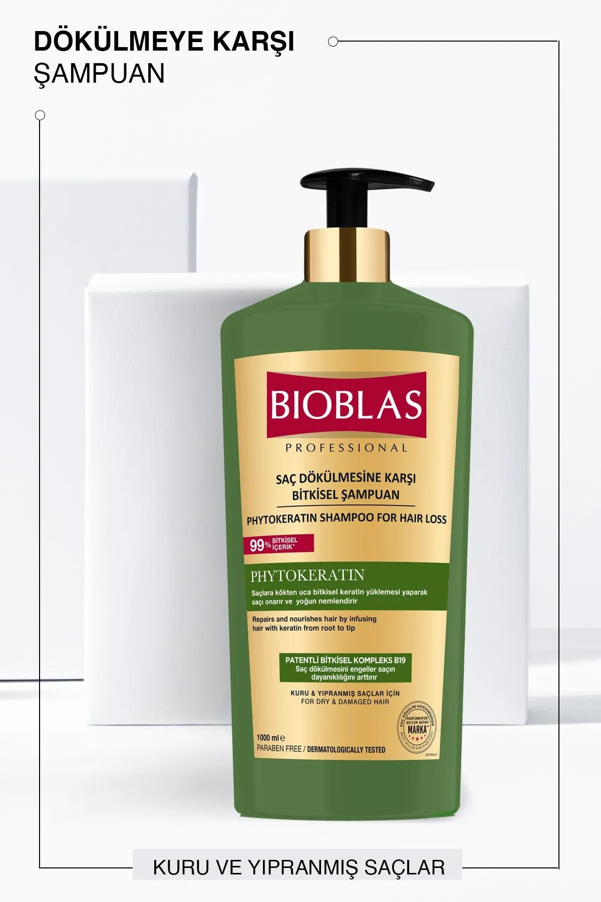 BioblasBioblas Phyto Keratin Şampuan 1000 mlBioblas Phyto Keratin 1000 ml | Onarıcı Saç Bakım Şampuanı