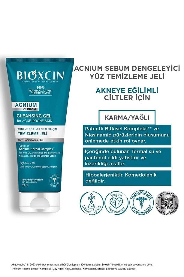 BioxcinBioxcin Acnium Sebum Dengeleyici Yüz Yıkama Jeli 200 mlBioxcin Acnium Yüz Yıkama Jeli Sebium Dengeleyici 200 ml Fiyatı ve Özellikleri | Mutlufiyatlar