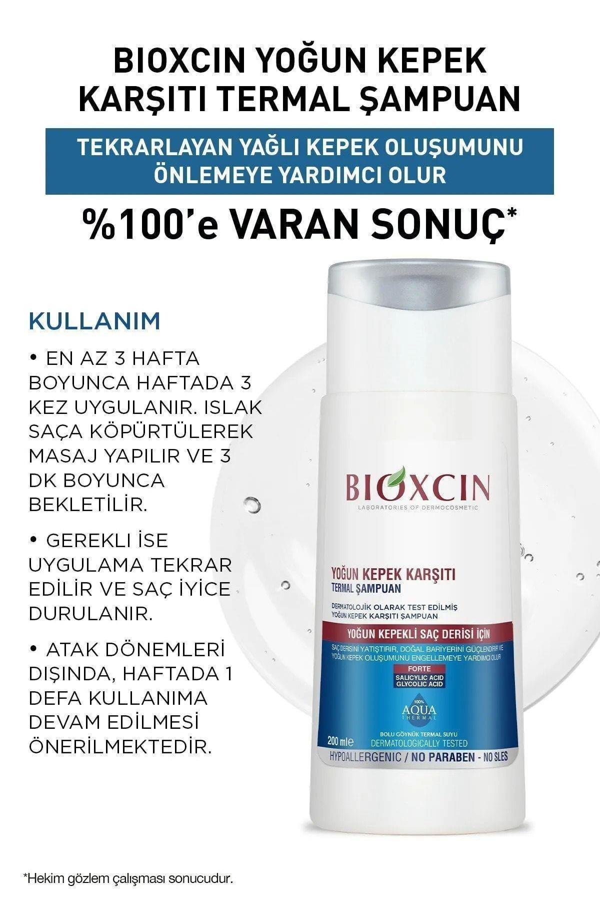 BioxcinBioxcin Aquathermal DS Yoğun Kepek Karşıtı Şampuan 200 ml 3'lüBioxcin Aquathermal DS Yoğun Kepek Şampuan 200 ml Fiyatı ve Özellikleri | Mutlufiyatlar