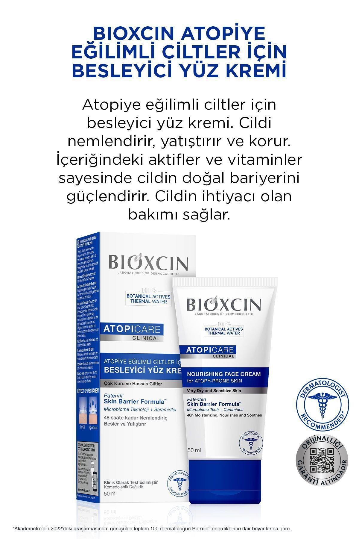 BioxcinBioxcin Atopicare Yüz Kremi 50 mlBioxcin Atopicare Yüz Kremi 50 ml Fiyatı ve Özellikleri | Mutlufiyatlar