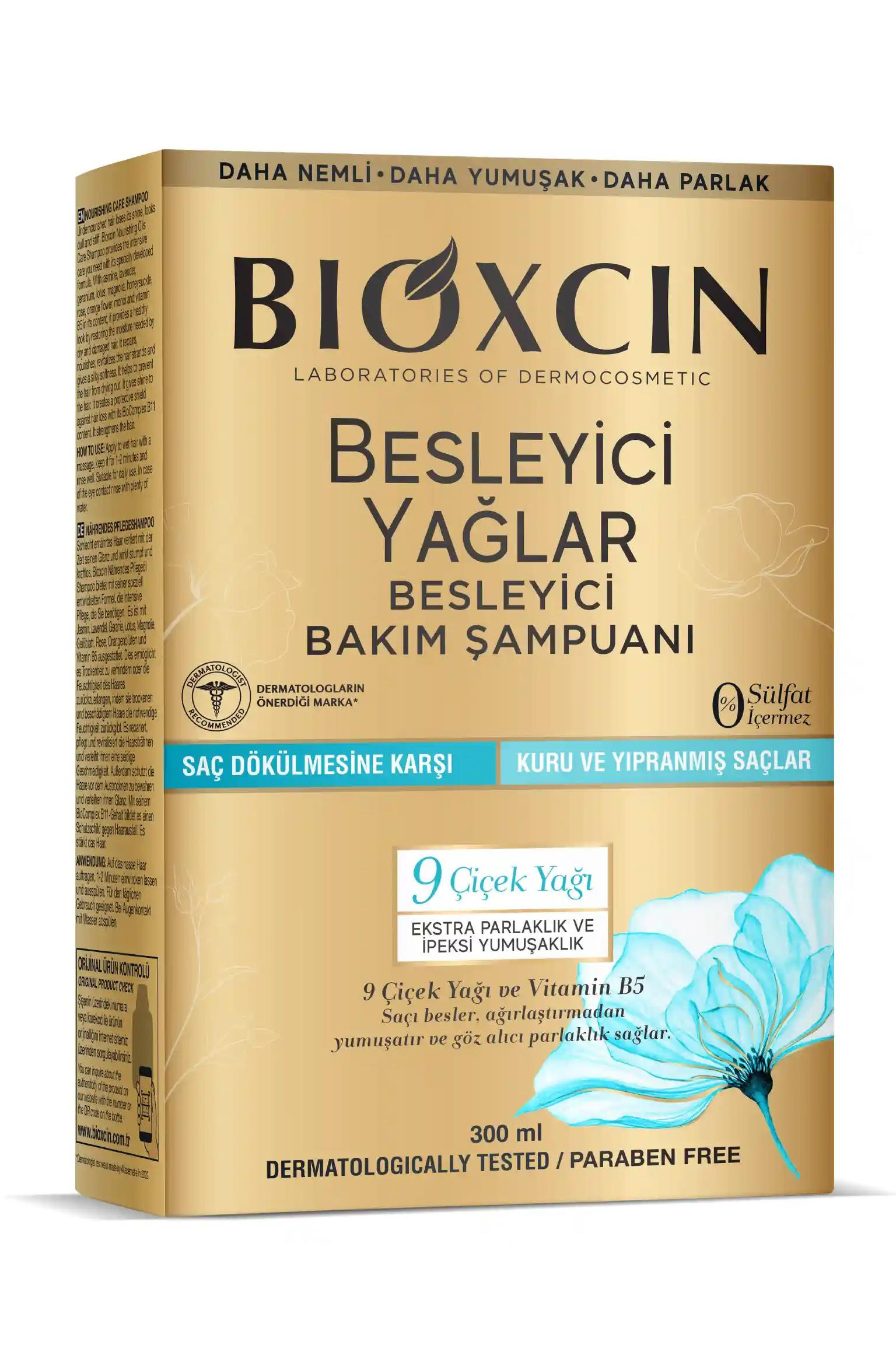 BioxcinBioxcin Besleyici Yağlar Bakım Şampuan 300 mlBioxcin Besleyici Yağlar Şampuan 300 ml Fiyatı ve Özellikleri | Mutlufiyatlar