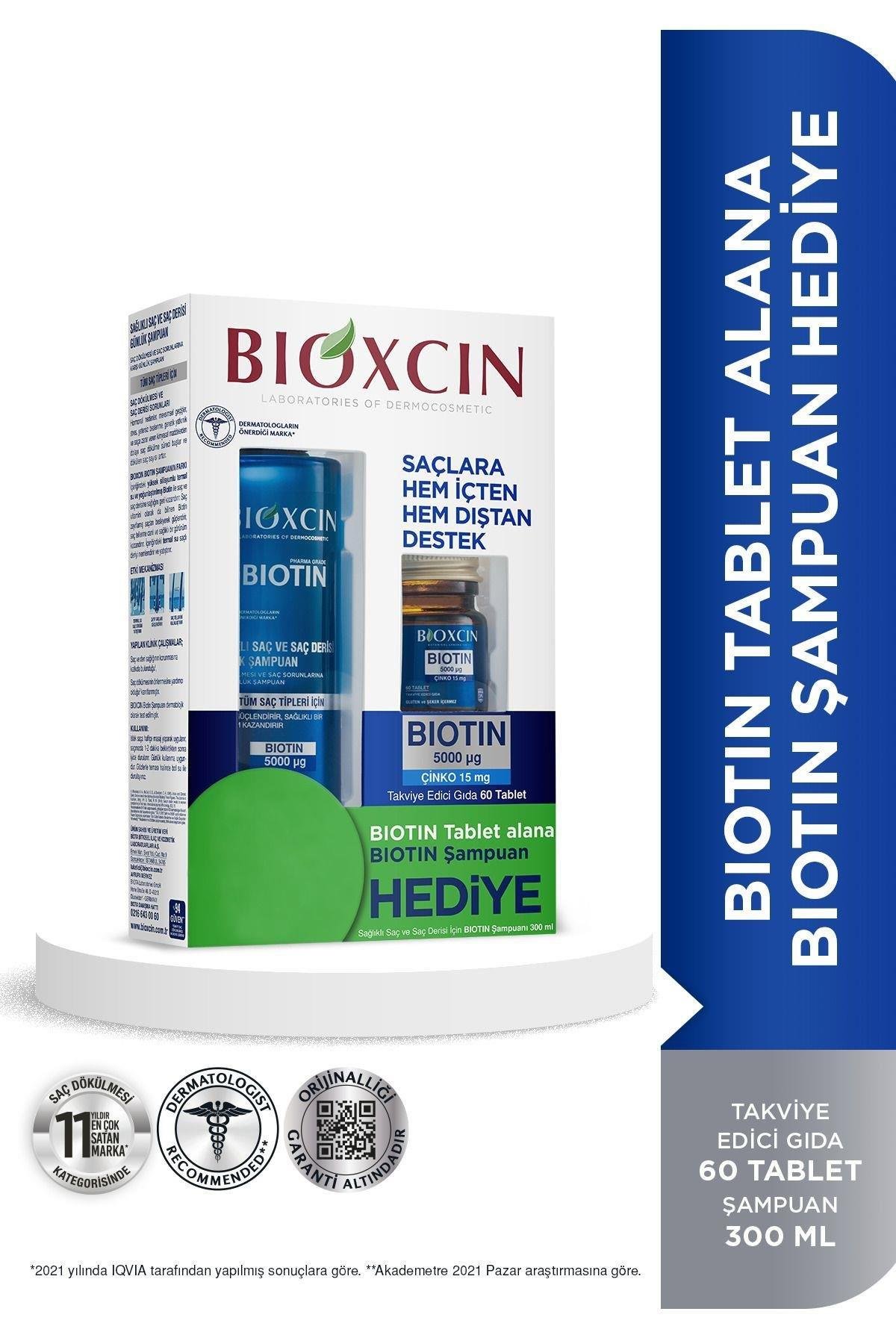 BioxcinBioxcin Biotin 5000 mg + Çinko 15 mg Tablet Şampuan HediyeliBioxcin Biotin 5000 mg + Çinko 15 mg Tablet Biotin Şampuan Hediyeli Fiyatı ve Özellikleri | Mutlufiyatlar