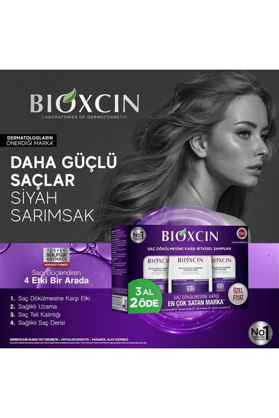 BioxcinBioxcin Bitkisel Siyah Sarımsak Şampuanı 300 ml - 3 Al 2 Öde Bioxcin Siyah Sarımsak Şampuanı 300 ml - 3 Al 2 Öde (Özel Fiyat Etiketli) Fiyatı ve Özellikleri | Mutlufiyatlar