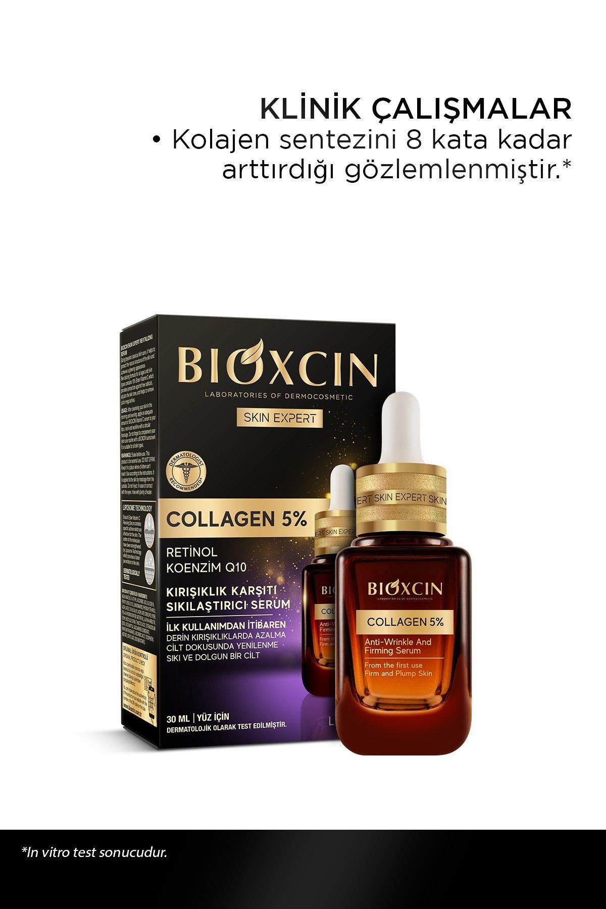 BioxcinBioxcin Collagen %5 Kırışıklık Karşıtı Sıkılaştırıcı Serum 30 mlBioxcin Collagen %5 Kırışıklık Karşıtı Sıkılaştırıcı Serum 30 ml Fiyatı ve Özellikleri | Mutlufiyatlar