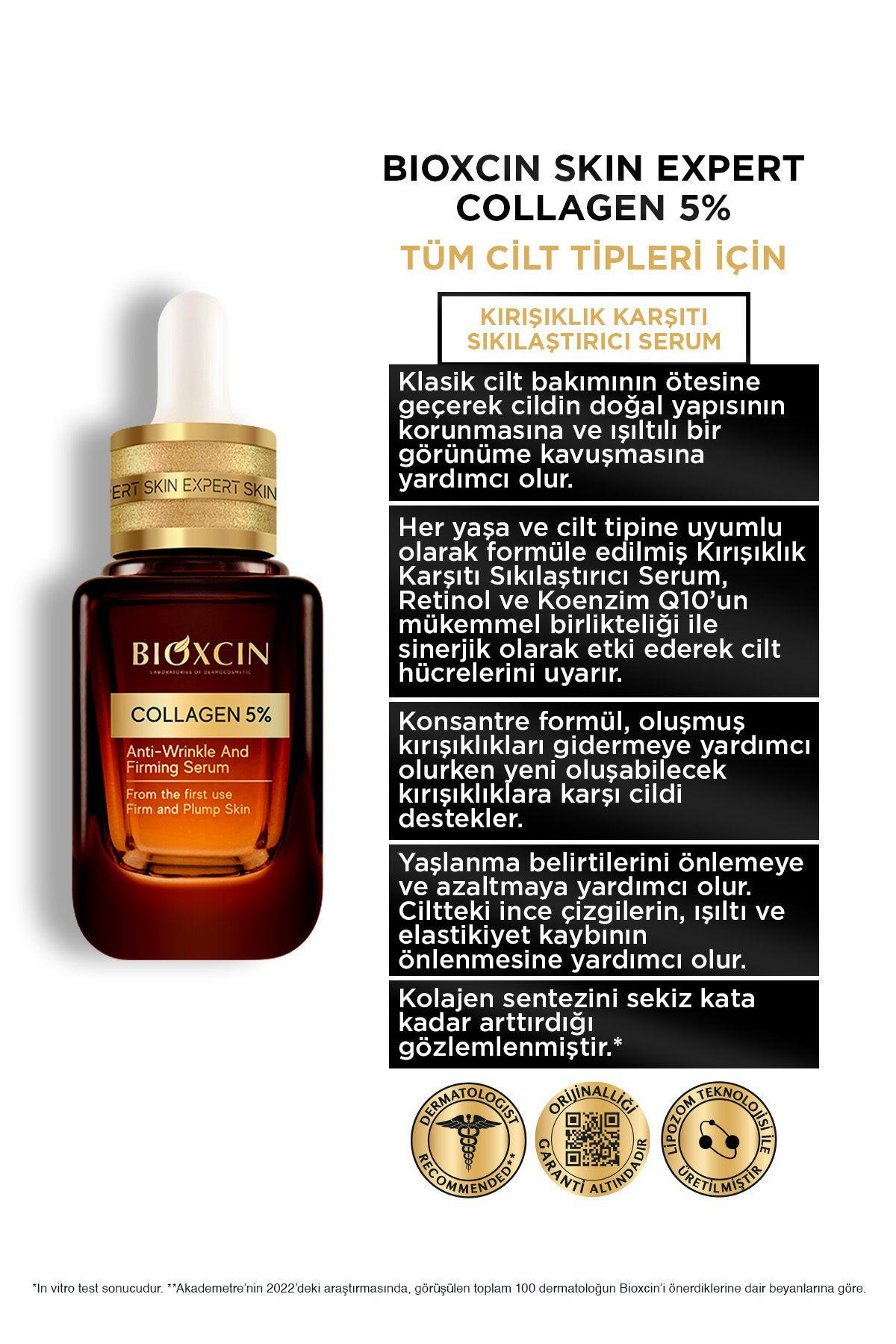 BioxcinBioxcin Collagen %5 Kırışıklık Karşıtı Sıkılaştırıcı Serum 30 mlBioxcin Collagen %5 Kırışıklık Karşıtı Sıkılaştırıcı Serum 30 ml Fiyatı ve Özellikleri | Mutlufiyatlar