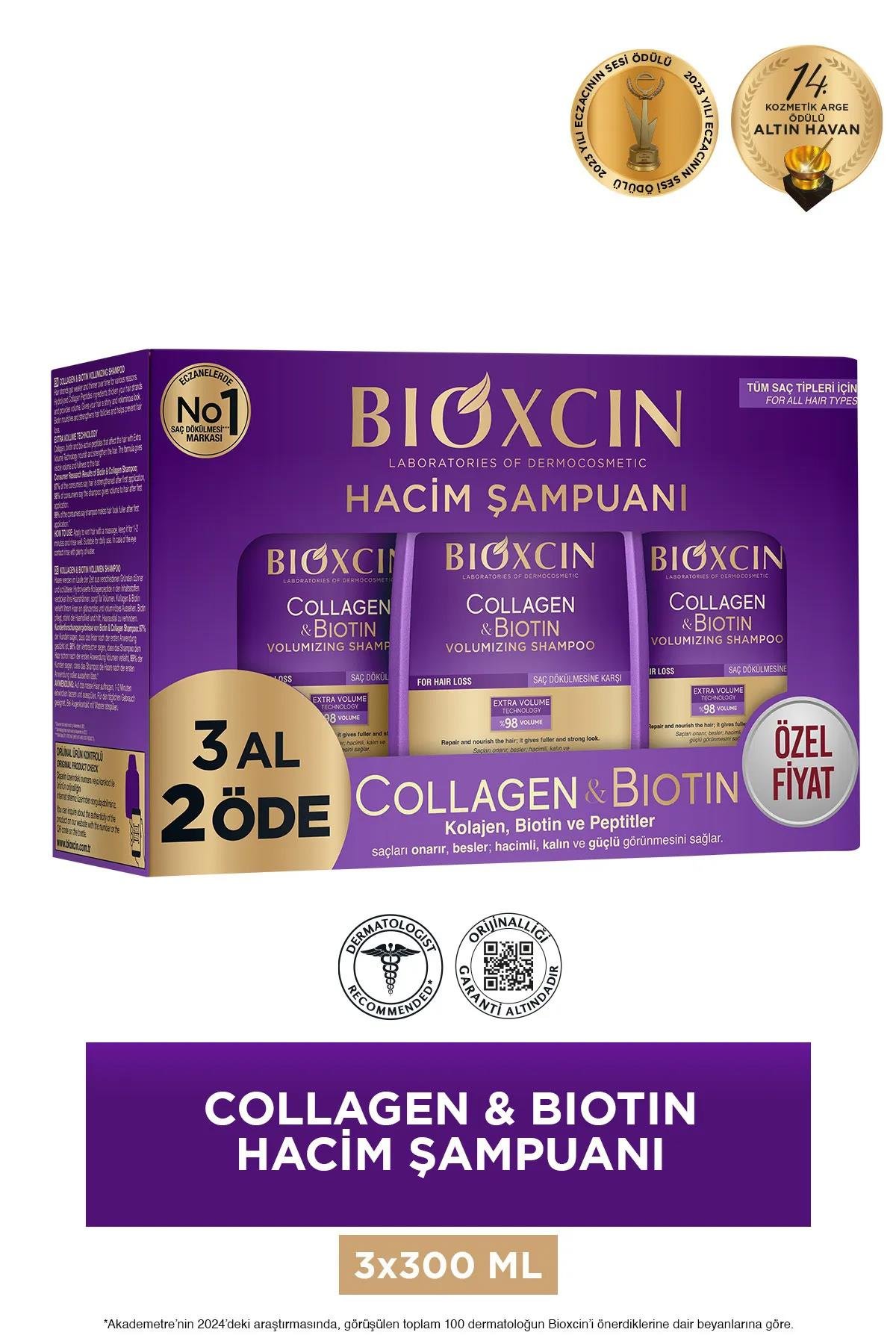 BioxcinBioxcin Collagen & Biotin Hacim Şampuanı 300 ml - 3 Al 2 ÖdeBioxcin Collagen & Biotin Şampuan 300 ml | 3 Al 2 Öde
