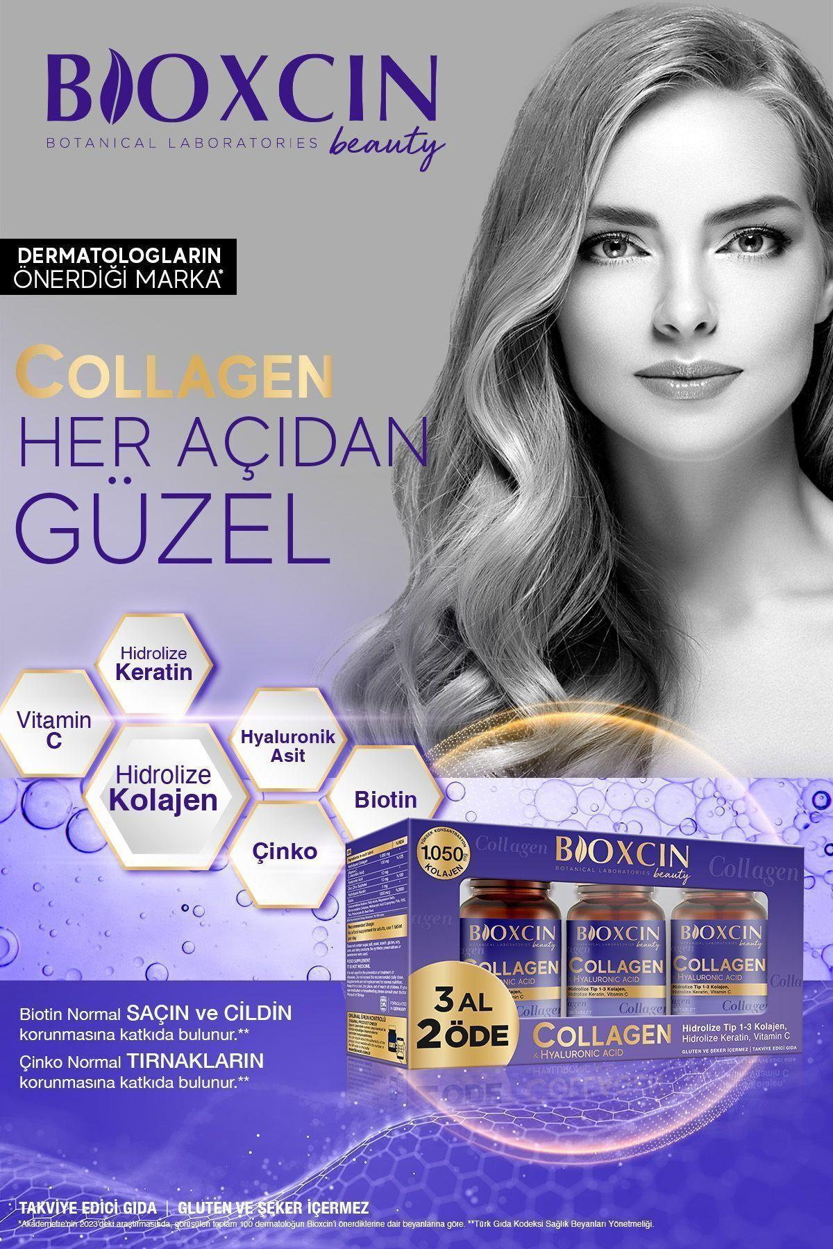 BioxcinBioxcin Collagen Tip 1-3 Kolajen 3 x 30 Tablet - 3 Al 2 ÖdeBioxcin Collagen Hyaluronic Acid Hidrolize Tip 1-3 Kolajen 3 x 30 Tablet - 3 Al 2 Öde Fiyatı ve Özellikleri | Mutlufiyatlar