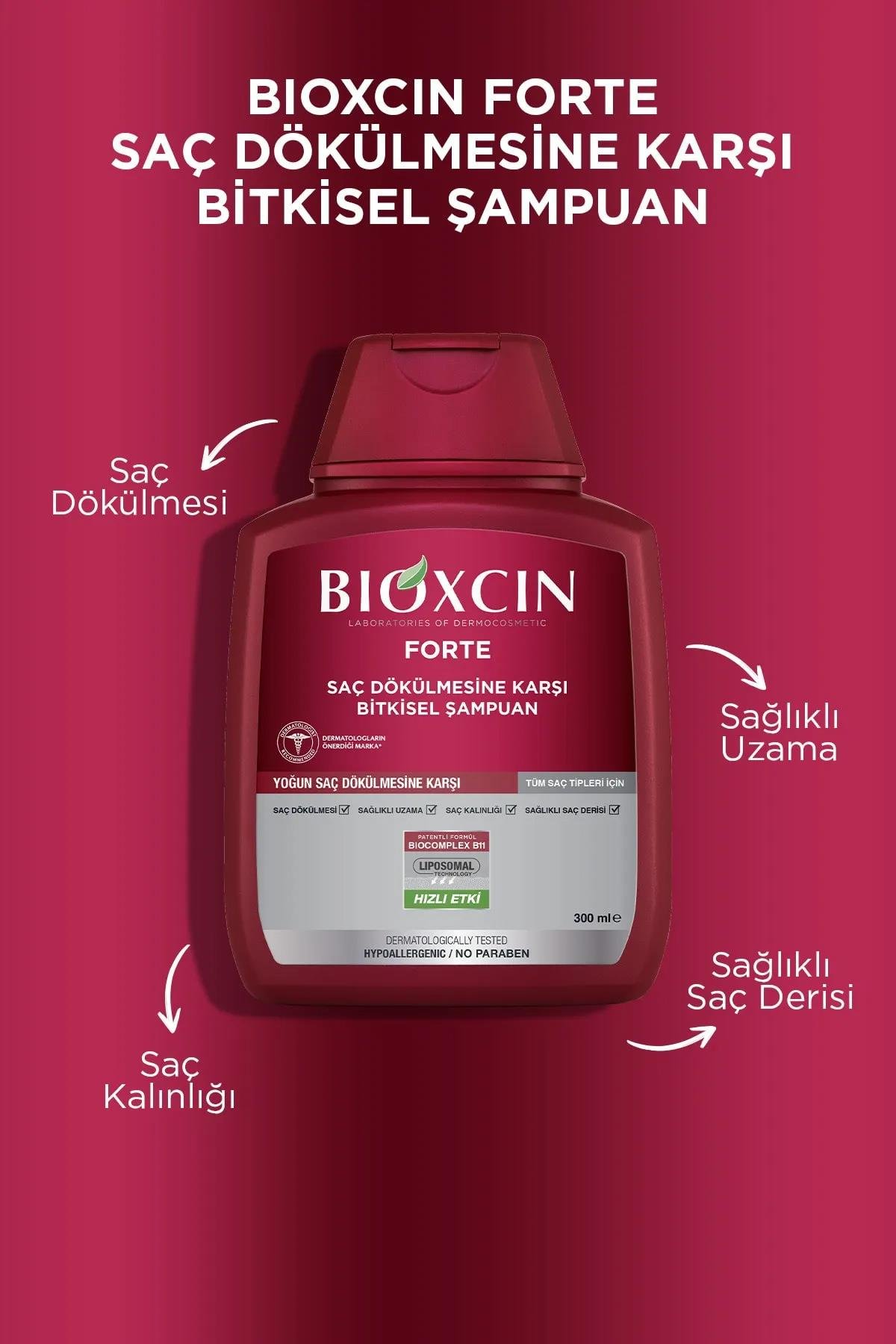 BioxcinBioxcin Forte Saç Dökülmelerine Karşı Bitkisel Şampuan Tüm Saç Tipleri 300 mlBioxcin Şampuan Forte Tüm Saçlara 300 ml Fiyatı ve Özellikleri | Mutlufiyatlar