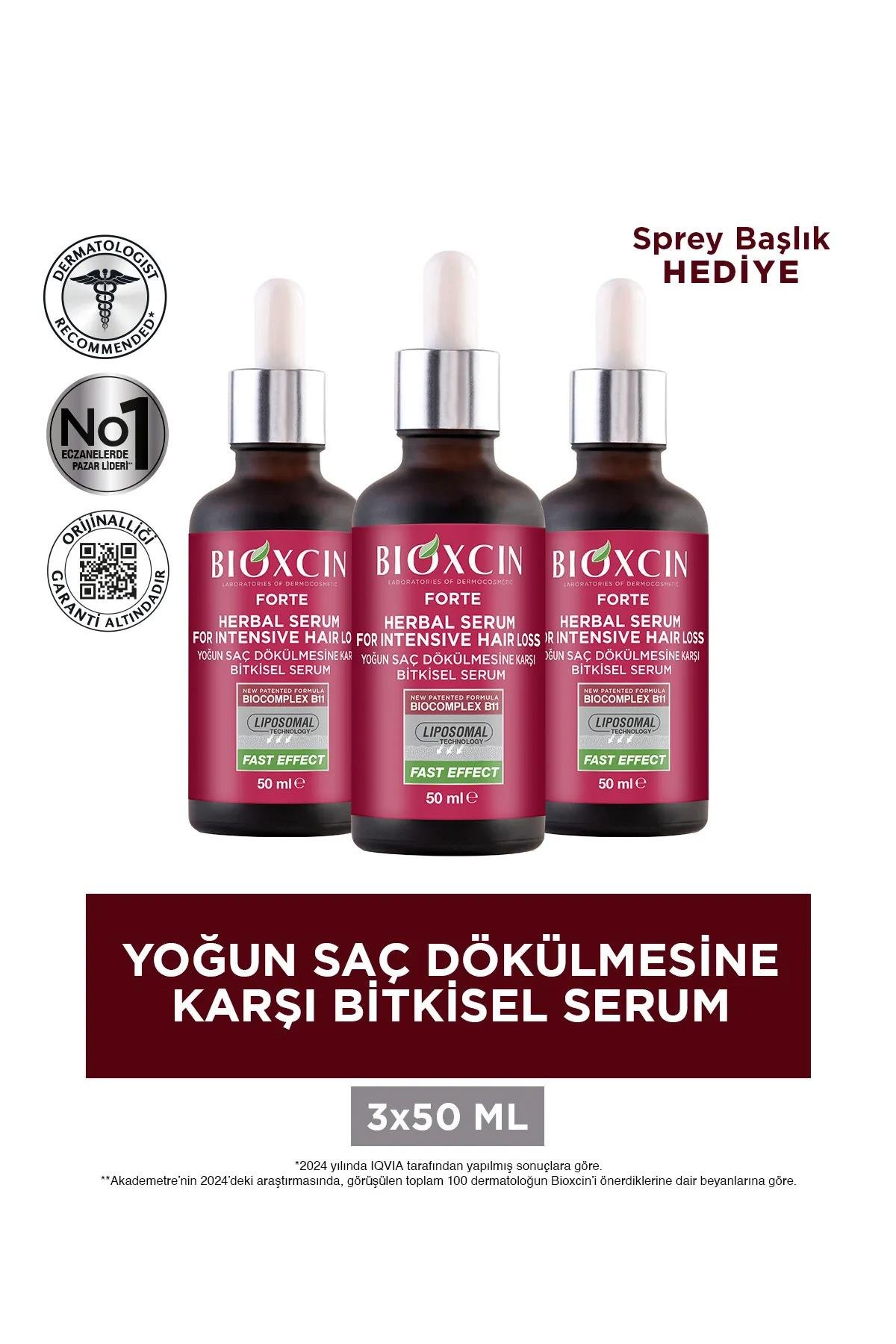 BioxcinBioxcin Forte Yoğun Saç Dökülmesine Karşı Bitkisel Serum 3x50mlBioxcin Forte Serum 3x50 ml | Yoğun Saç Dökülmesi İçin Bitkisel Çözüm