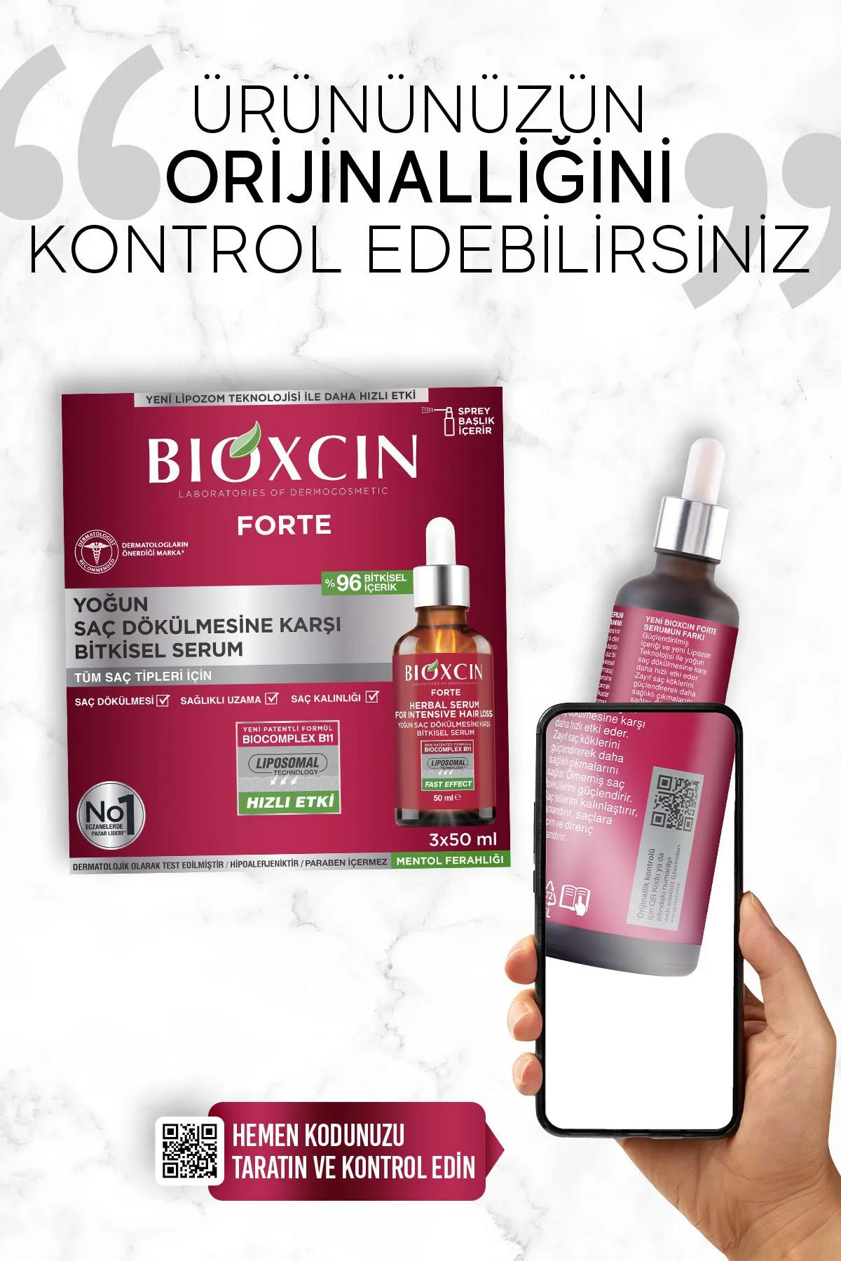 BioxcinBioxcin Forte Yoğun Saç Dökülmesine Karşı Bitkisel Serum 3x50mlBioxcin Forte Serum 3x50 ml | Yoğun Saç Dökülmesi İçin Bitkisel Çözüm