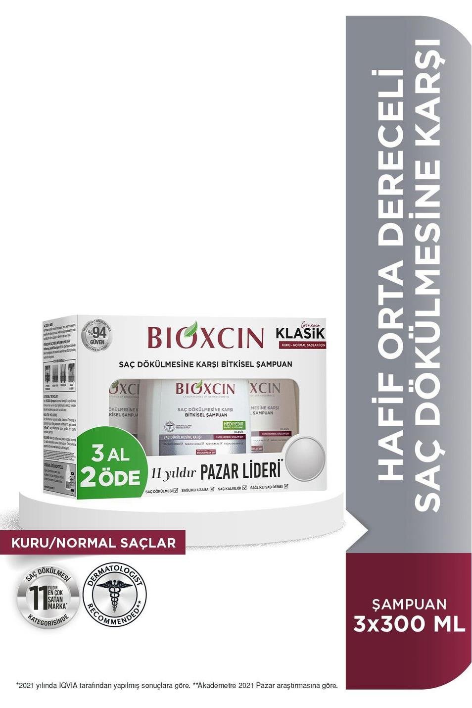 BioxcinBioxcin Genesis Klasik Şampuan Dökülen Saç Kuru Ve Normal Saçlar İçin 300 ml - 3 Al 2 ÖdeBioxcin Genesis Kuru Saçlar İçin Şampuan 300 ml - 3 Al 2 Öde (Özel Fiyat Etiketli) Fiyatı ve Özellikleri | Mutlufiyatlar