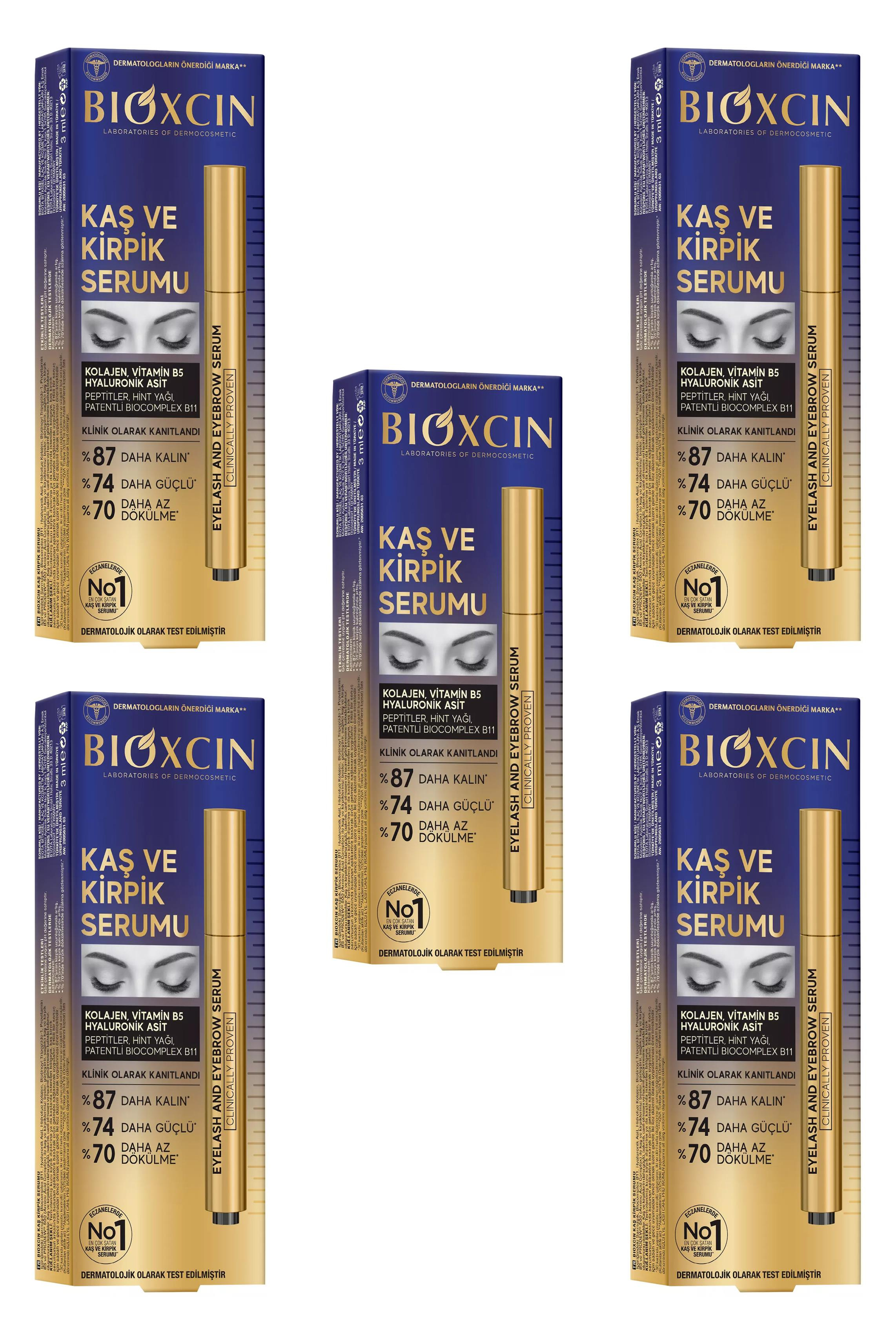BioxcinBioxcin Kaş ve Kirpik Serumu 3 ml 5'liBioxcin Kolajen ve Hyaluronik Asit İçerikli Kaş ve Kirpik Serumu 3 ml Fiyatı ve Özellikleri | Mutlufiyatlar