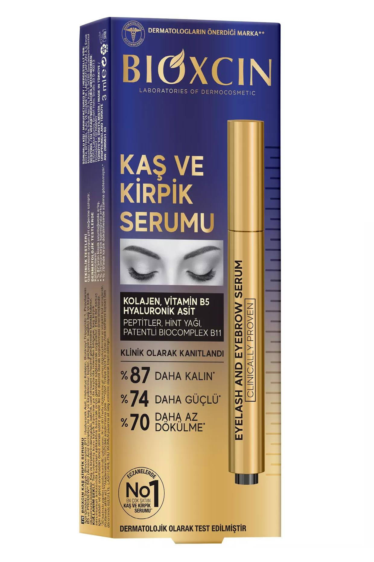 BioxcinBioxcin Kaş ve Kirpik Serumu 3 mlBioxcin Kolajen ve Hyaluronik Asit İçerikli Kaş ve Kirpik Serumu 3 ml Fiyatı ve Özellikleri | Mutlufiyatlar