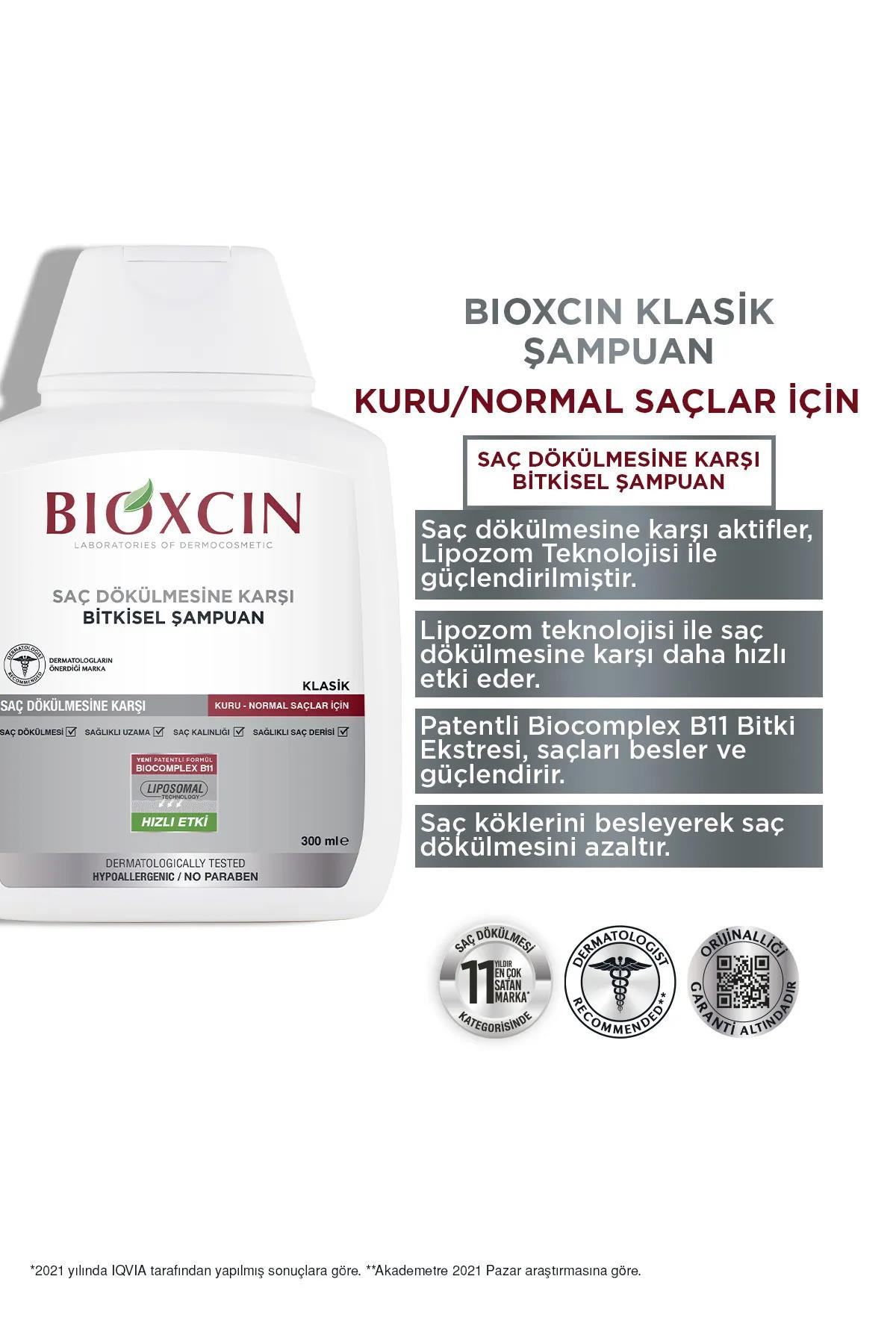 BioxcinBioxcin Klasik Kuru Ve Normal Saçlar Için ŞampuanBioxcin Klasik Şampuan | Kuru ve Normal Saçlar İçin Doğal Bakım