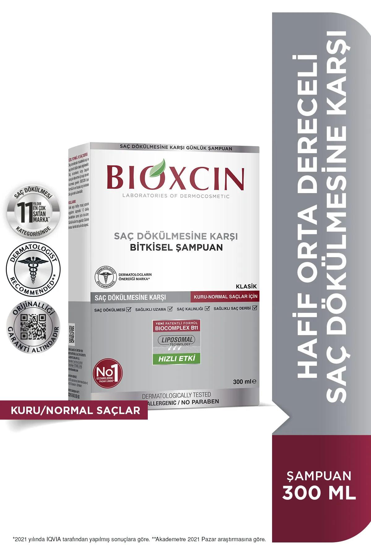 BioxcinBioxcin Klasik Kuru Ve Normal Saçlar Için ŞampuanBioxcin Klasik Şampuan | Kuru ve Normal Saçlar İçin Doğal Bakım