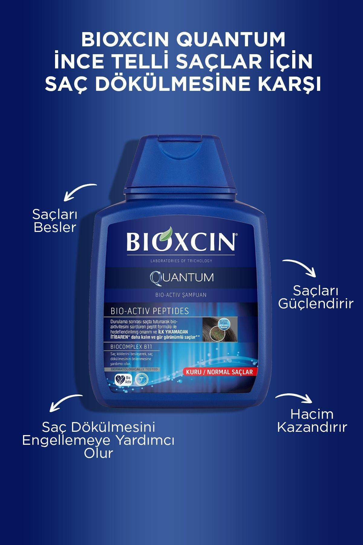 BioxcinBioxcin Quantum Şampuan Dökülen Saçlar Kuru Ve Normal Saçlar İçin 300 ml 3 Al 2 Öde Bioxcin Quantum Kuru/Normal 3 Al 2 Öde  Fiyatı ve Özellikleri | Mutlufiyatlar