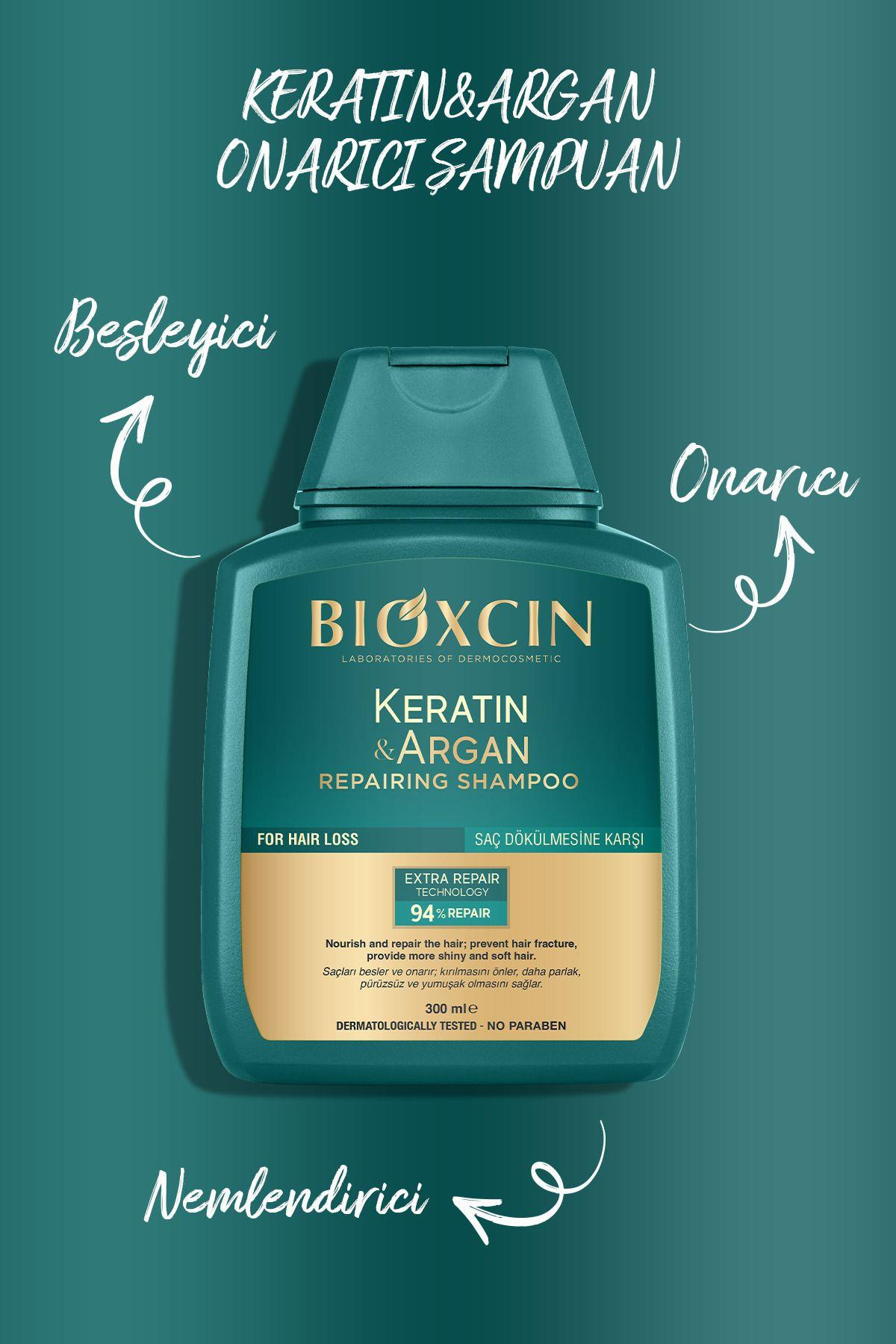 BioxcinBioxcin Şampuan Keratin Argan Onarıcı Şampuan Saç Dökülmelerine Karşı 300 mlBioxcin Şampuan Keratin Argan Onarıcı 300 ml Fiyatı ve Özellikleri | Mutlufiyatlar