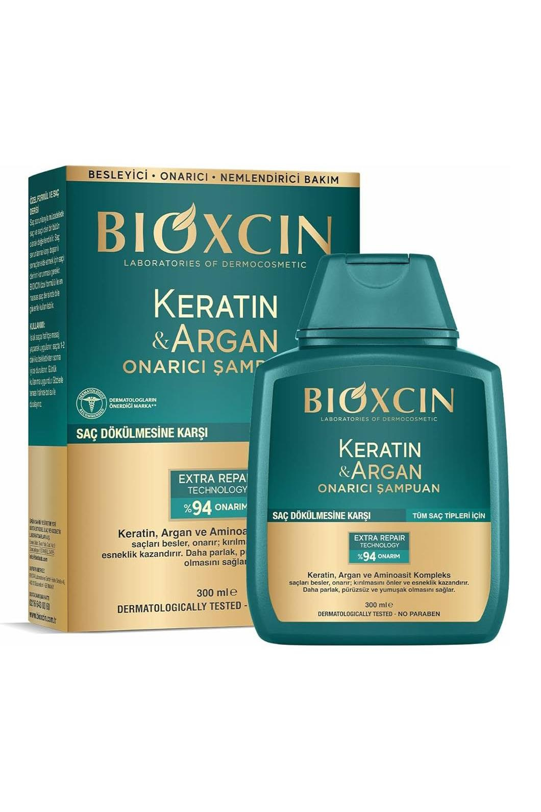 BioxcinBioxcin Şampuan Keratin Argan Onarıcı Şampuan Saç Dökülmelerine Karşı 300 mlBioxcin Şampuan Keratin Argan Onarıcı 300 ml Fiyatı ve Özellikleri | Mutlufiyatlar