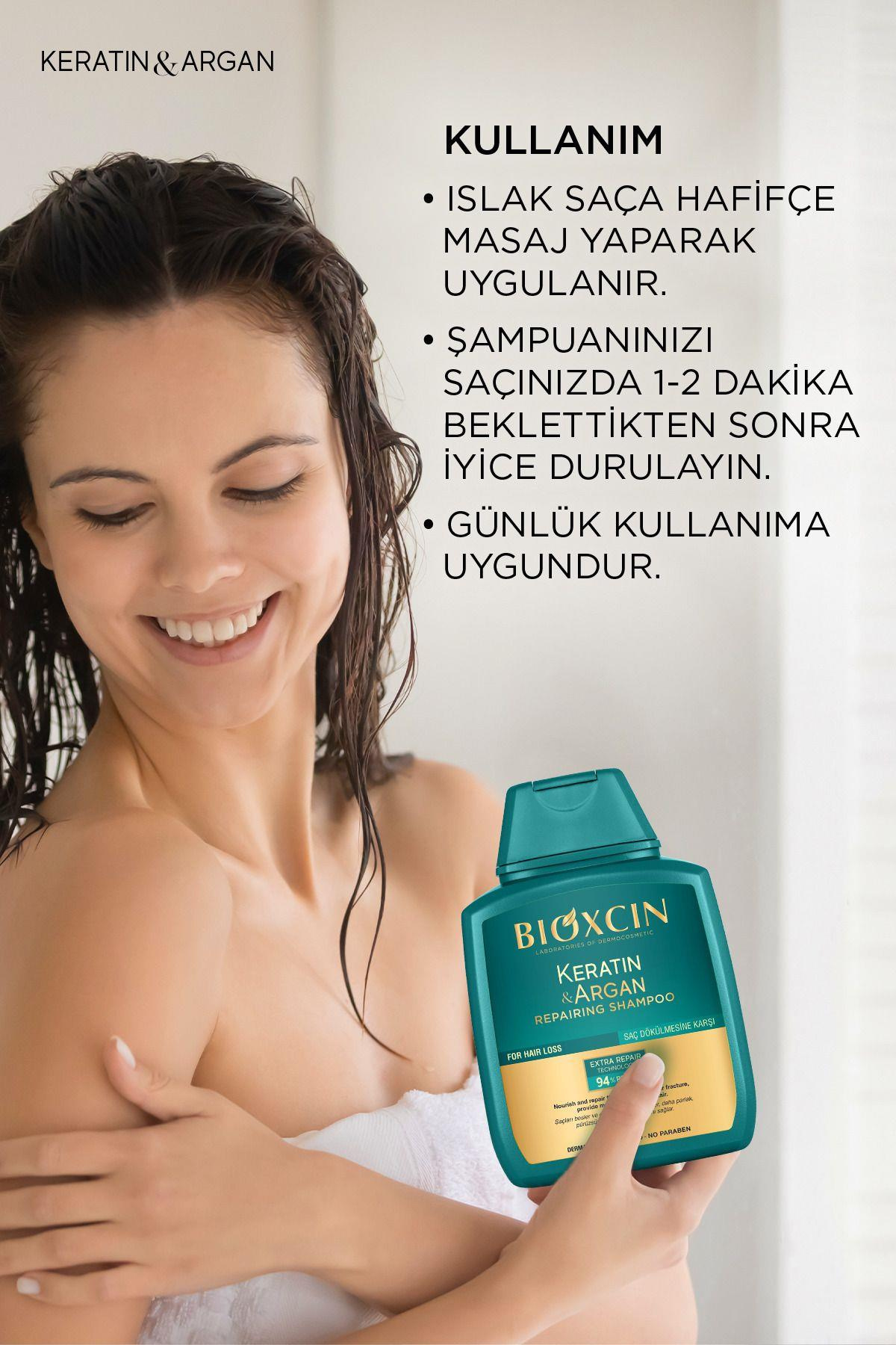 BioxcinBioxcin Şampuan Keratin Argan Onarıcı Şampuan Saç Dökülmelerine Karşı 300 mlBioxcin Şampuan Keratin Argan Onarıcı 300 ml Fiyatı ve Özellikleri | Mutlufiyatlar