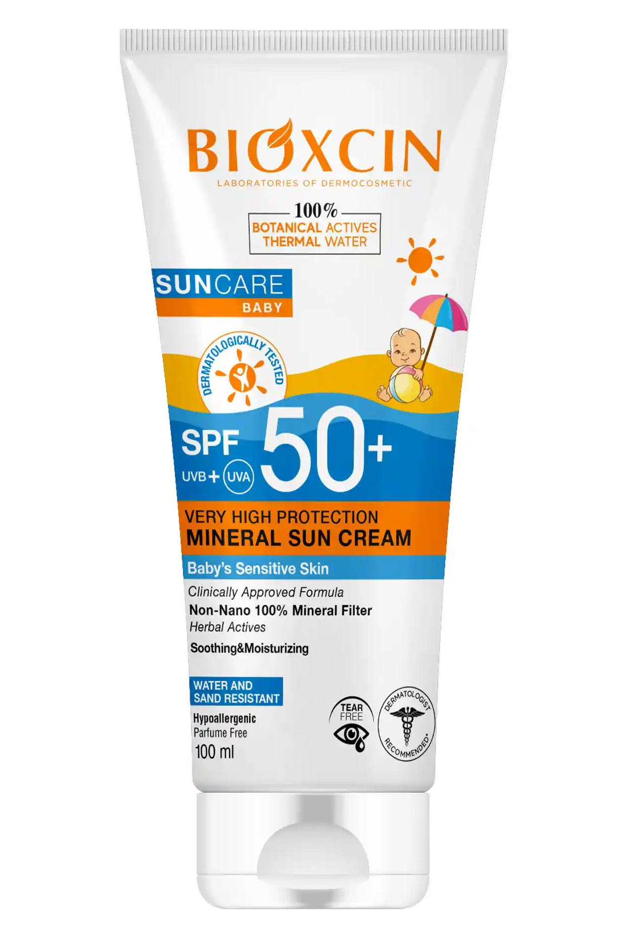 BioxcinBioxcin Sun Care Baby Mineral Güneş Kremi Spf 50+ 100 mlBioxcin Sun Care Baby Minarel Güneş Kremi SPF15 100 ml Fiyatı ve Özellikleri | Mutlufiyatlar