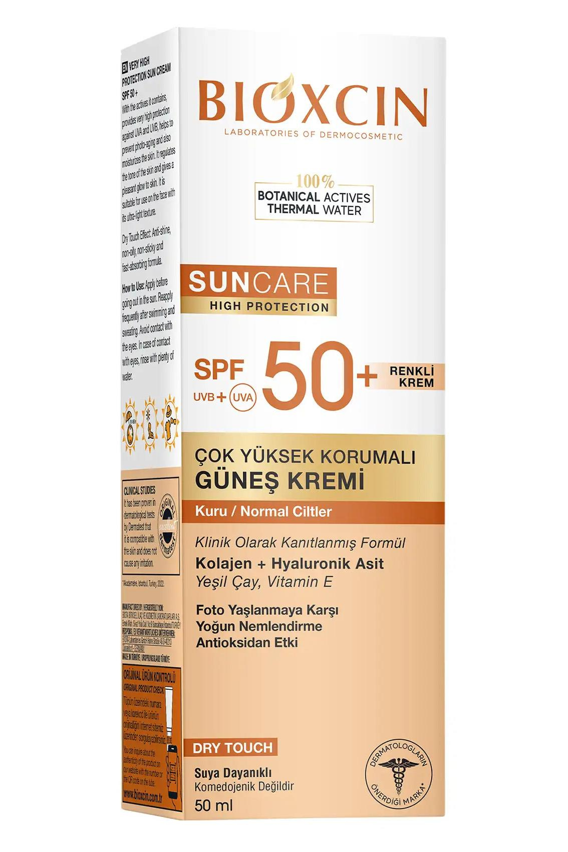 BioxcinBioxcin Sun Care Renkli Güneş Kremi Kuru Ve Normal Ciltler İçin Spf 50+ 50 mlBioxcin Sun Care Güneş Krem Renkli Yüksek Korumalı Kuru   Normal Ciltler İçin SPF50+ 50 ml Fiyatı ve Özellikleri | Mutlufiyatlar