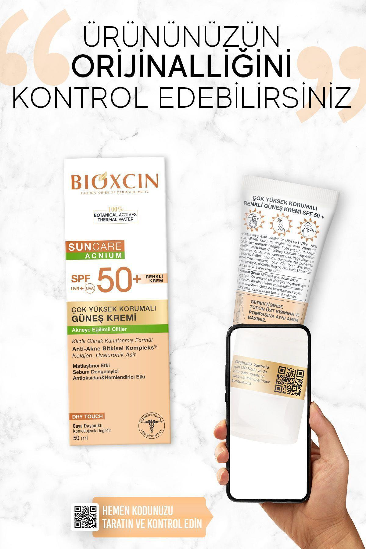 BioxcinBioxcin Suncare Acnium Renkli Güneş Kremi SPF 50+ 50 mlBioxcin Suncare Güneş Kremi Tint SPF 50+ 50 ml Fiyatı ve Özellikleri | Mutlufiyatlar