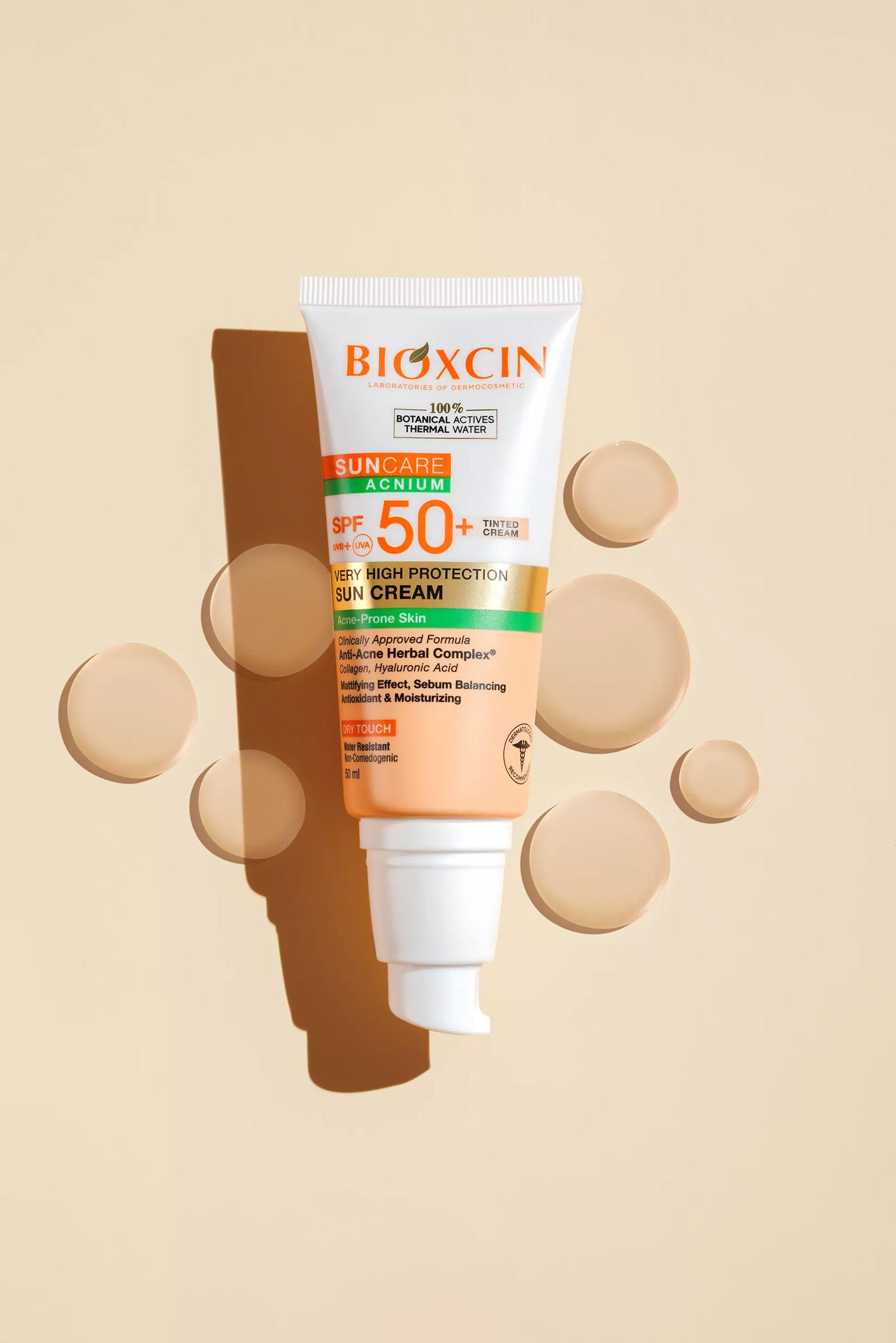 BioxcinBioxcin Suncare Acnium Renkli Güneş Kremi SPF 50+ 50 mlBioxcin Suncare Güneş Kremi Tint SPF 50+ 50 ml Fiyatı ve Özellikleri | Mutlufiyatlar