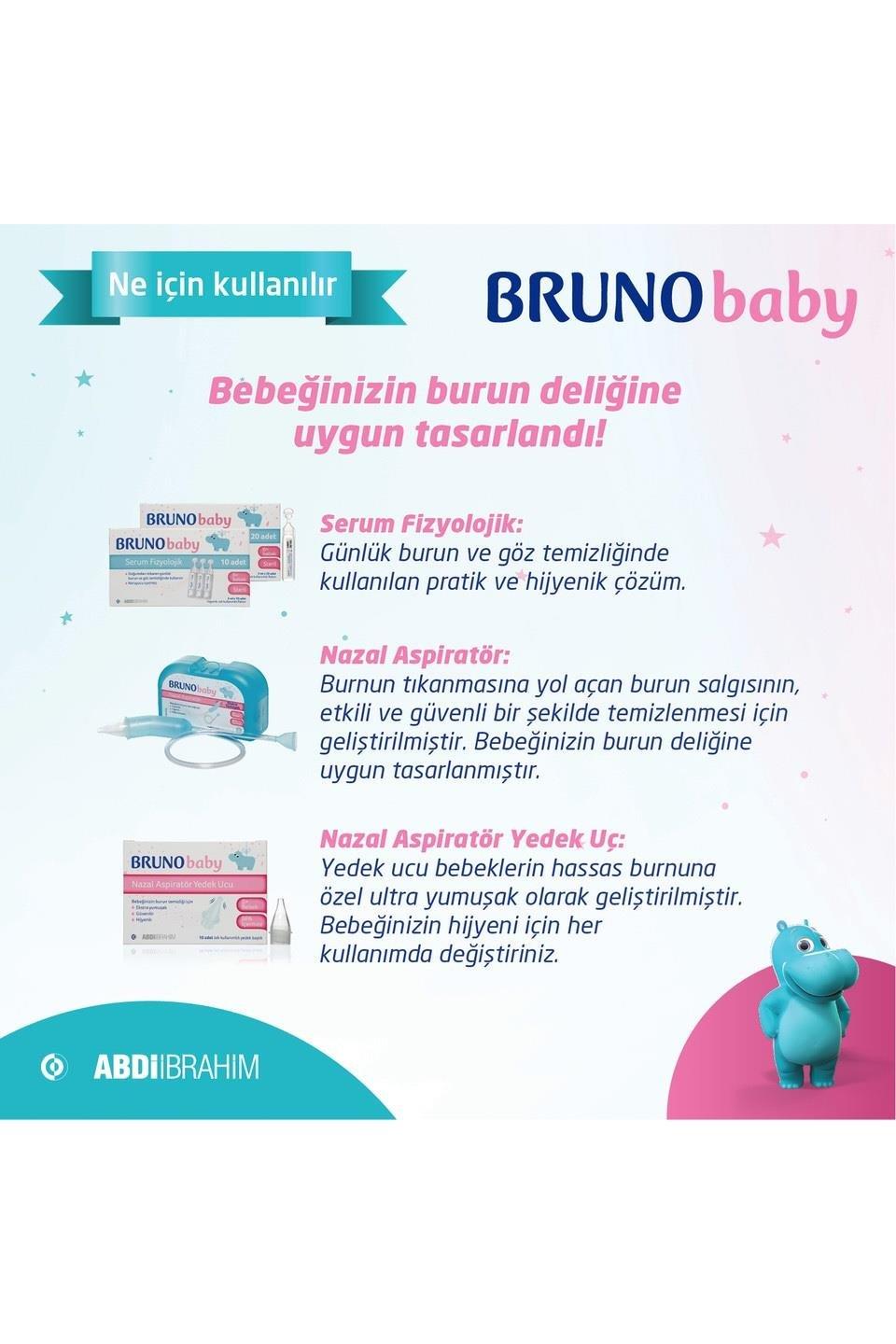 BrunoBruno Baby Nazal Aspiratör Yedek Ucu 10 Adet 2'liBruno Baby Nazal Aspiratör Yedek Uçu 10lu Fiyatı ve Özellikleri | Mutlufiyatlar