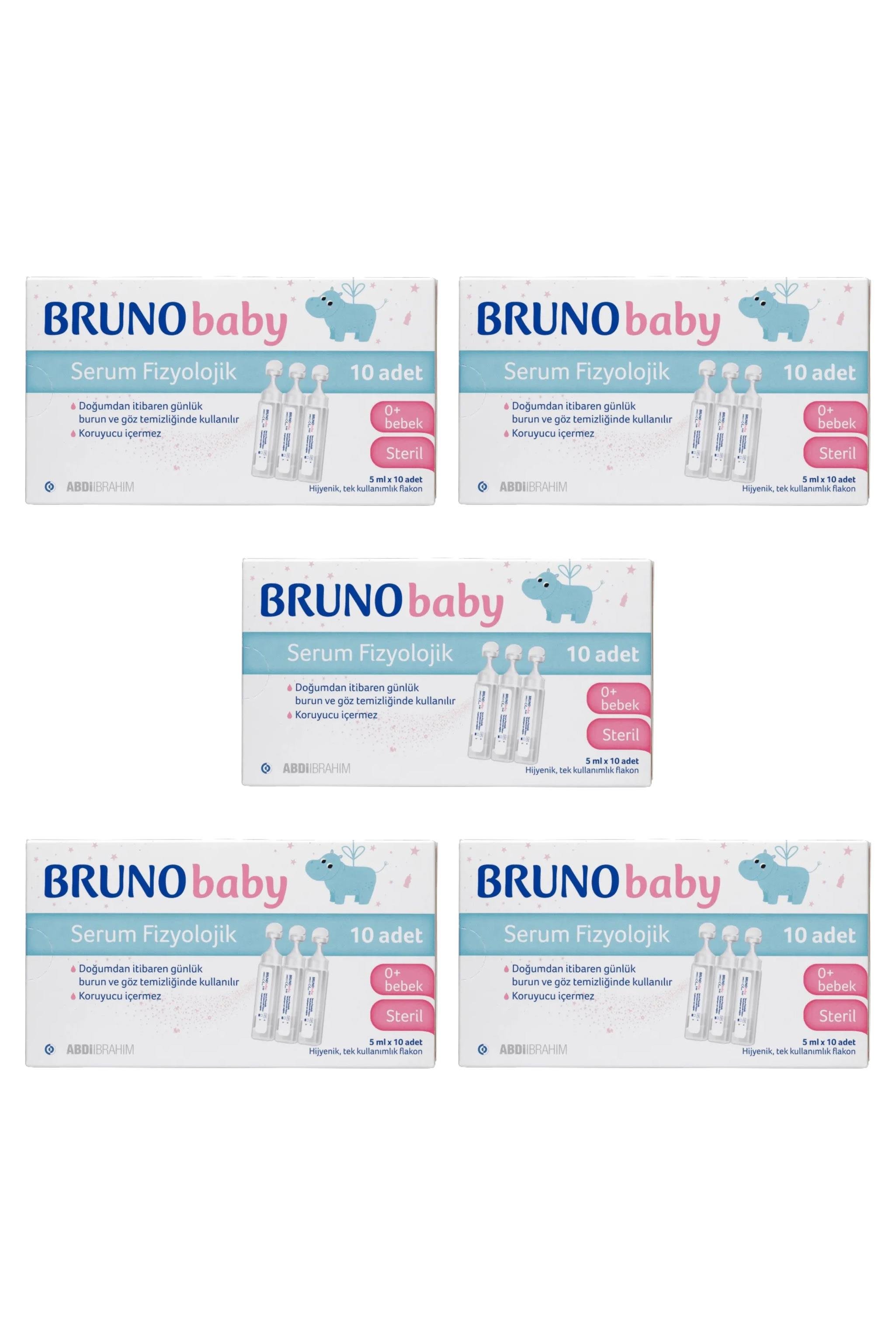 BrunoBruno Serum Fizyolojik 5 ml x 10 Flakon 5'liBruno Serum Fizyolojik 5 ml x 10 Flakon Fiyatı ve Özellikleri | Mutlufiyatlar