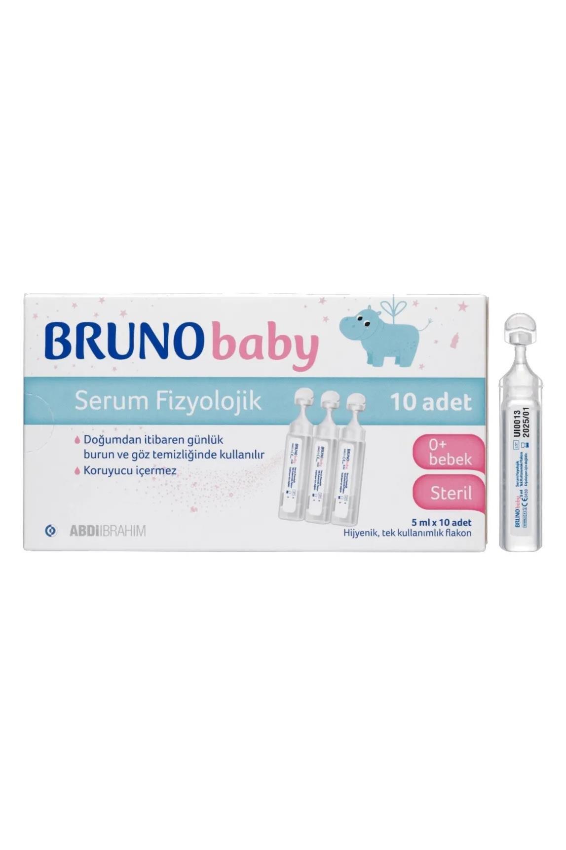 BrunoBruno Serum Fizyolojik 5 ml x 10 Flakon 3'lüBruno Serum Fizyolojik 5 ml x 10 Flakon Fiyatı ve Özellikleri | Mutlufiyatlar