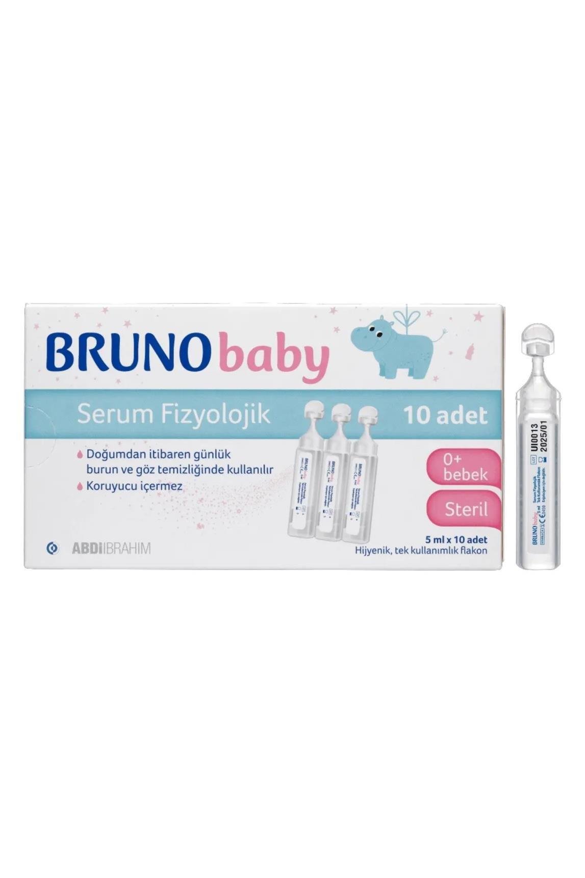 BrunoBruno Serum Fizyolojik 5 ml x 10 Flakon 10'luBruno Serum Fizyolojik 5 ml x 10 Flakon Fiyatı ve Özellikleri | Mutlufiyatlar